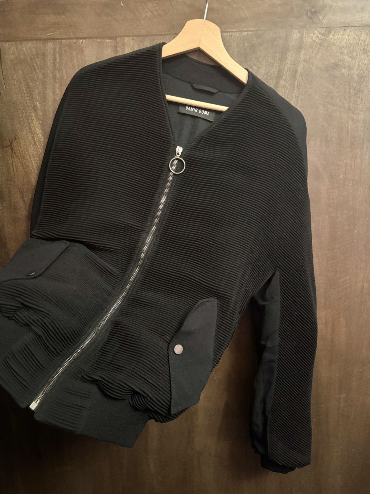 Damir Doma Damir doma runway pleated bomber jacket 36 fr wo Size XS / US 0-2 / IT 36-38 - 5 Thumbnail
