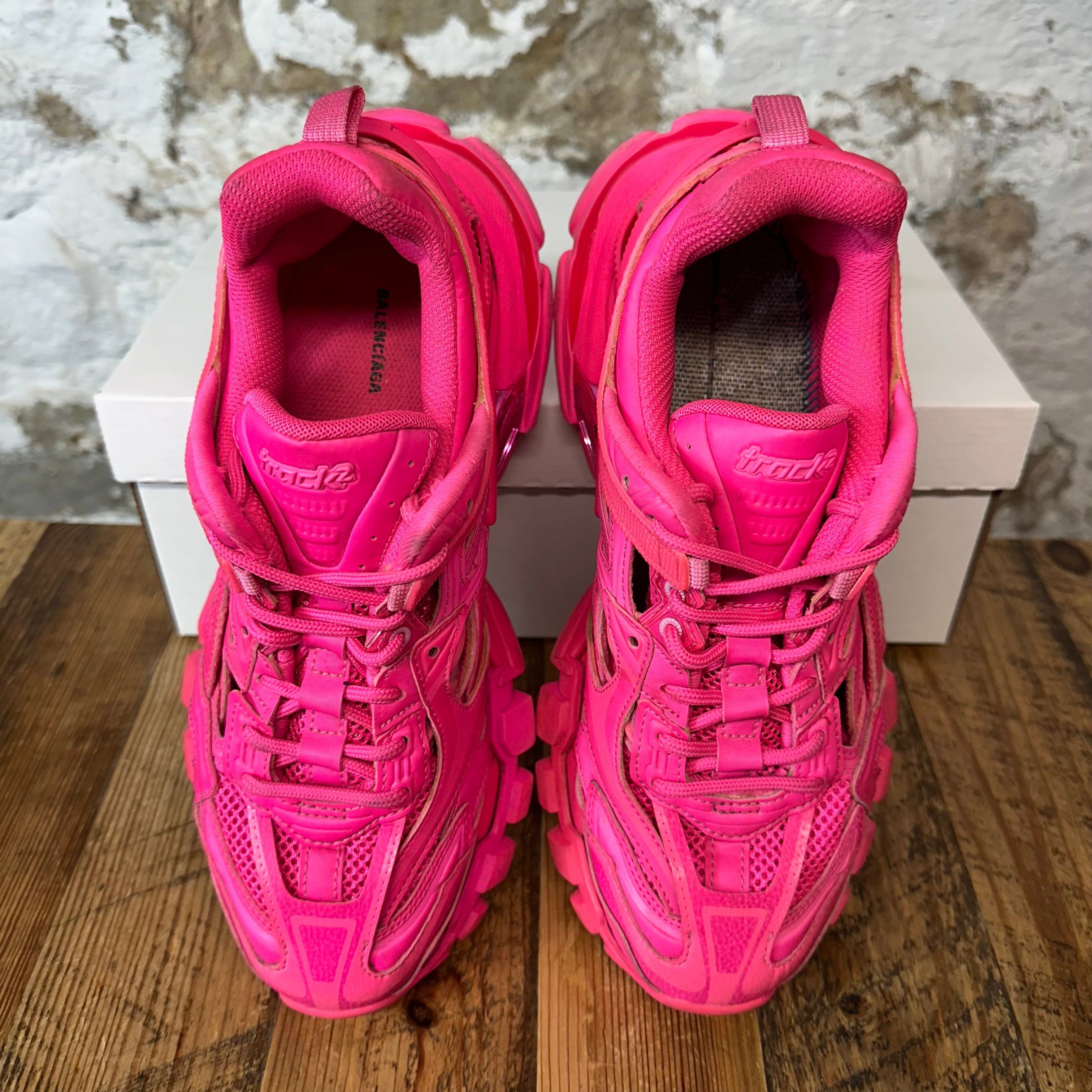 Balenciaga Balenciaga Track 2 Hot Pink Sz 6.5 (39) Size US 6.5 / EU 39-40 - 3 Thumbnail