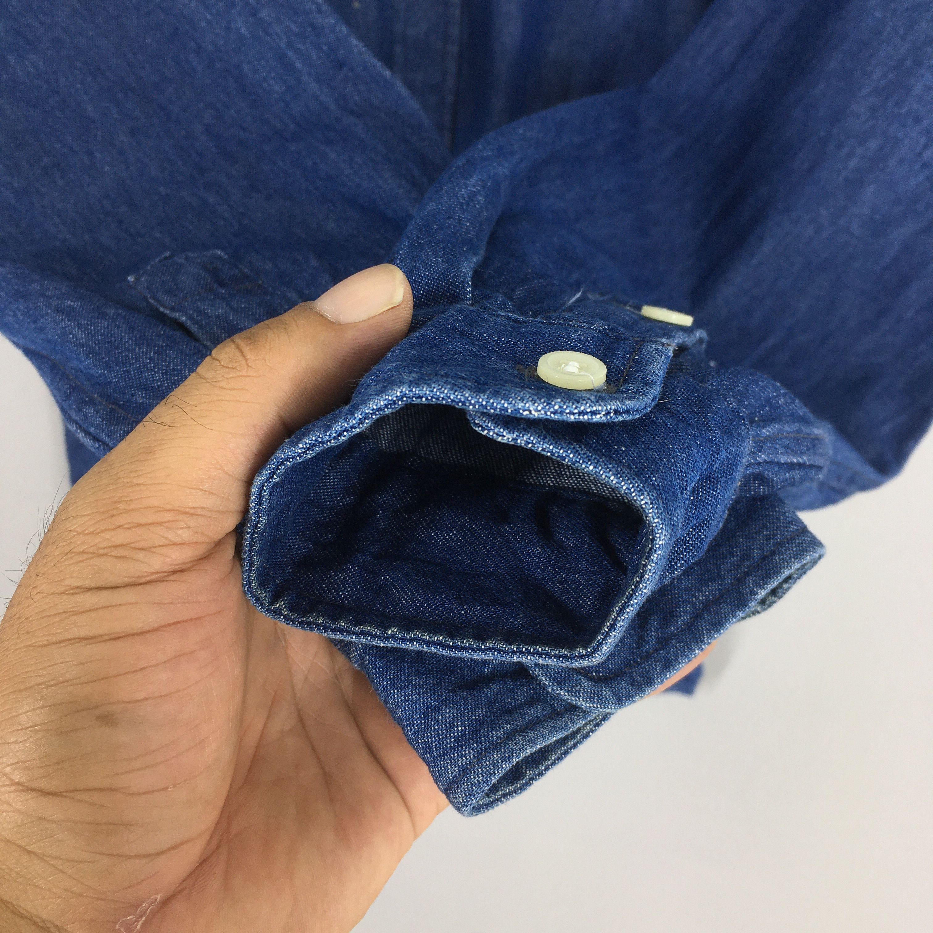Polo Ralph Lauren Vintage 90s Polo Ralph Lauren Blue Jeans Shirt Medium Size US M / EU 48-50 / 2 - 4 Thumbnail