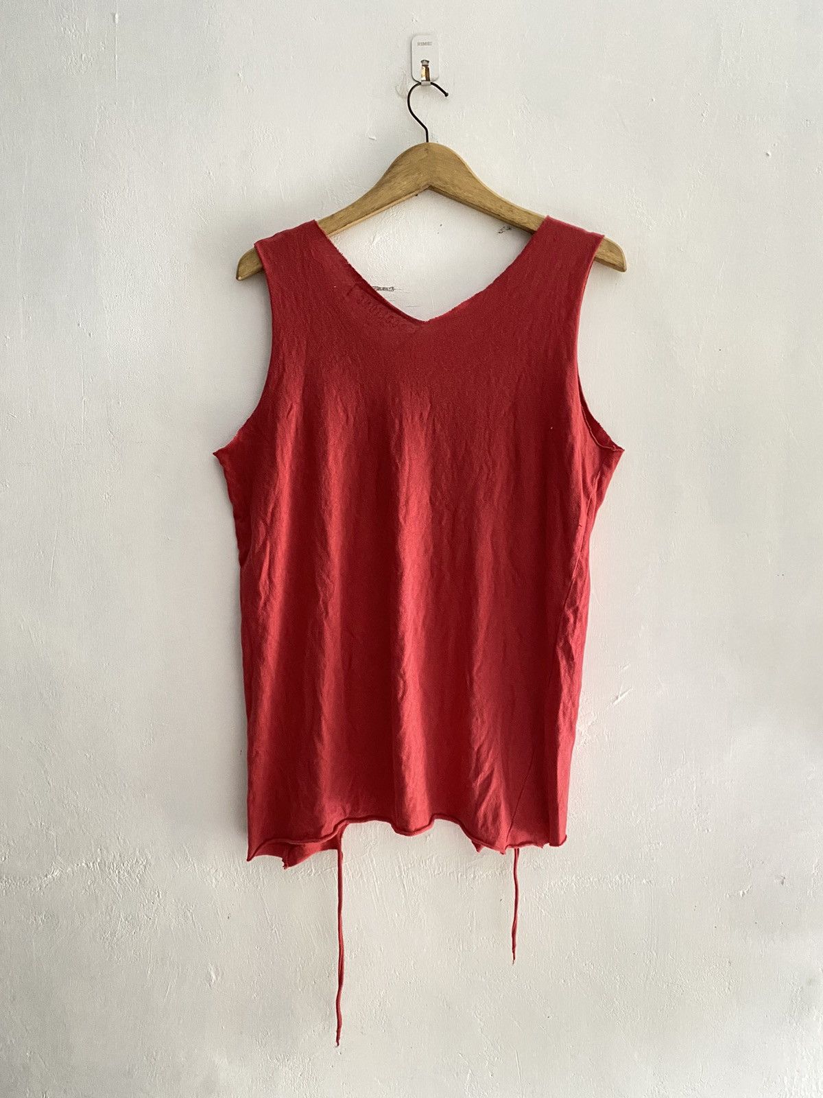 If Six Was Nine × Japanese Brand × Le Grande Bleu (L.G.B.) Japanese Ccoltong atelier distressed sleeveless tshirt Size US L / EU 52-54 / 3 - 2 Thumbnail