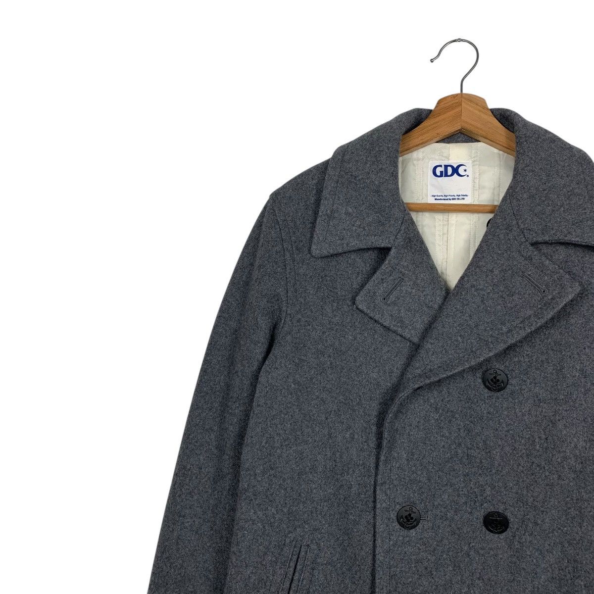 Japanese Brand Japanese Brand GDC DOuble Breasted Wool Coat Size US L / EU 52-54 / 3 - 6 Thumbnail