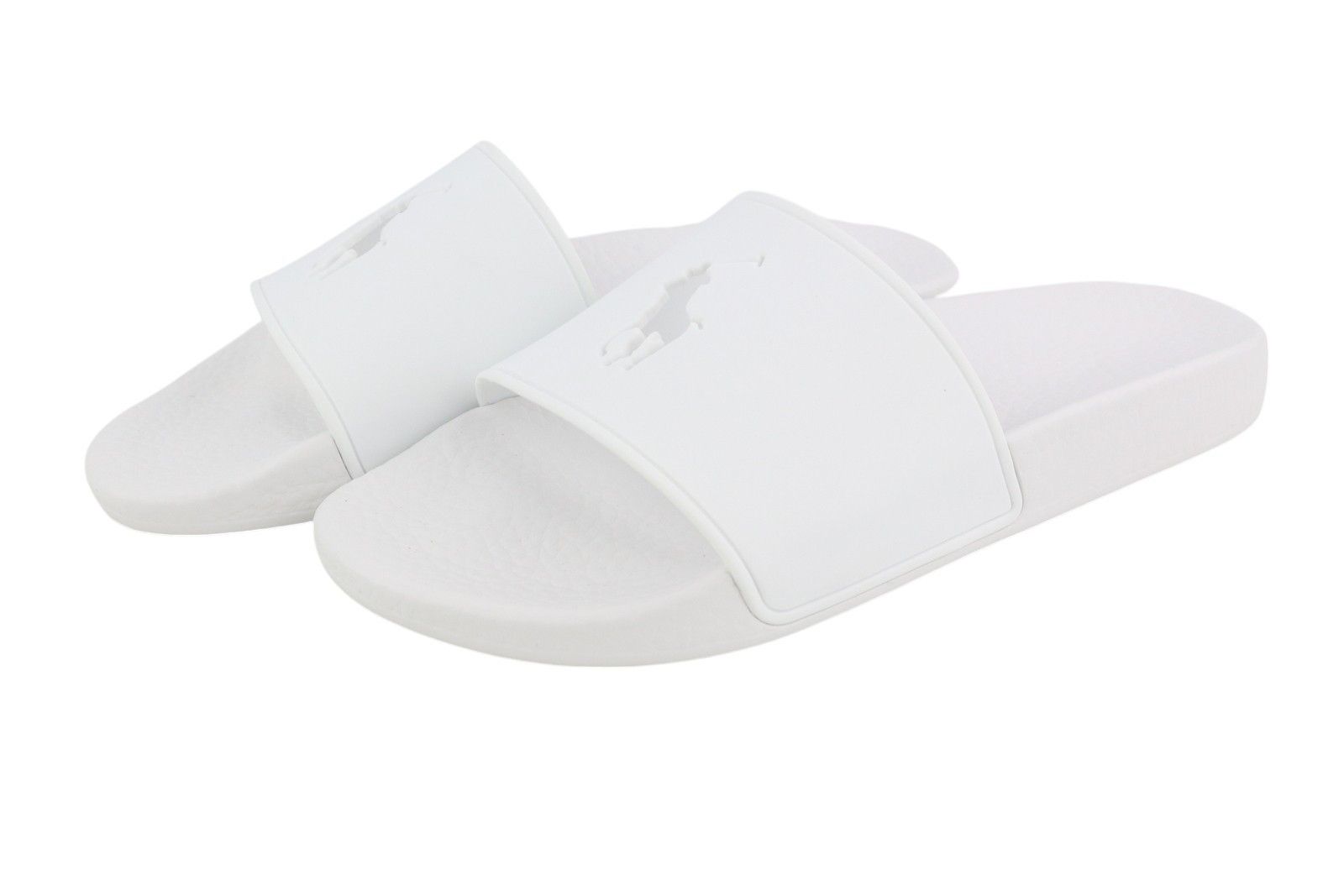 Polo Ralph Lauren SLD W C/O PP-SN-SLI EU42 White Flip Flops Shoes 84658 Size US 11 / IT 41 - 2 Thumbnail