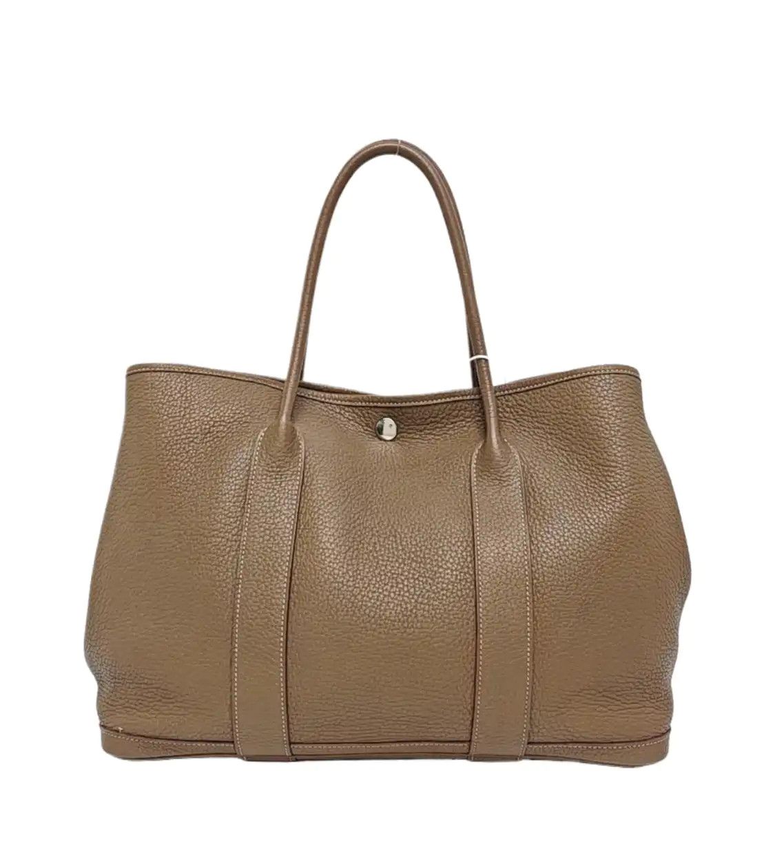 Hermes Hermes Garden Party Etoupe Negondacowhide leather handbag silver hardware X Size ONE SIZE - 1 Thumbnail