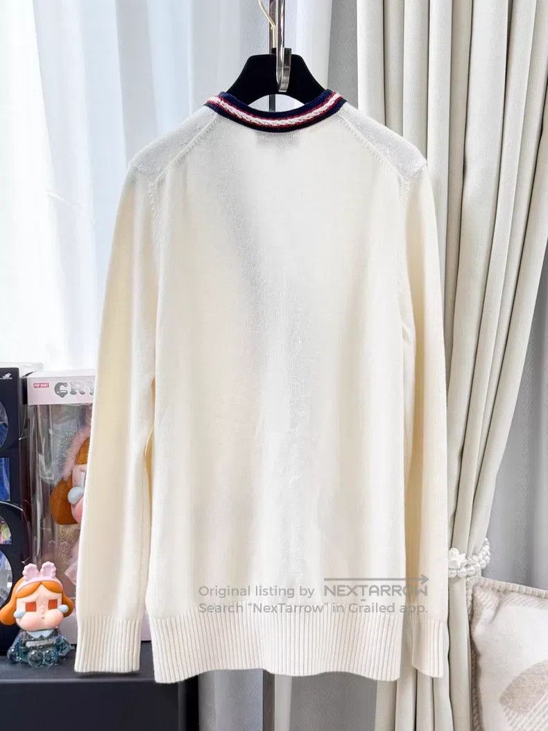 Chanel Chanel Red and blue striped rolled edge silhouette loose c Size XXS / US 00 / IT 34 - 3 Thumbnail