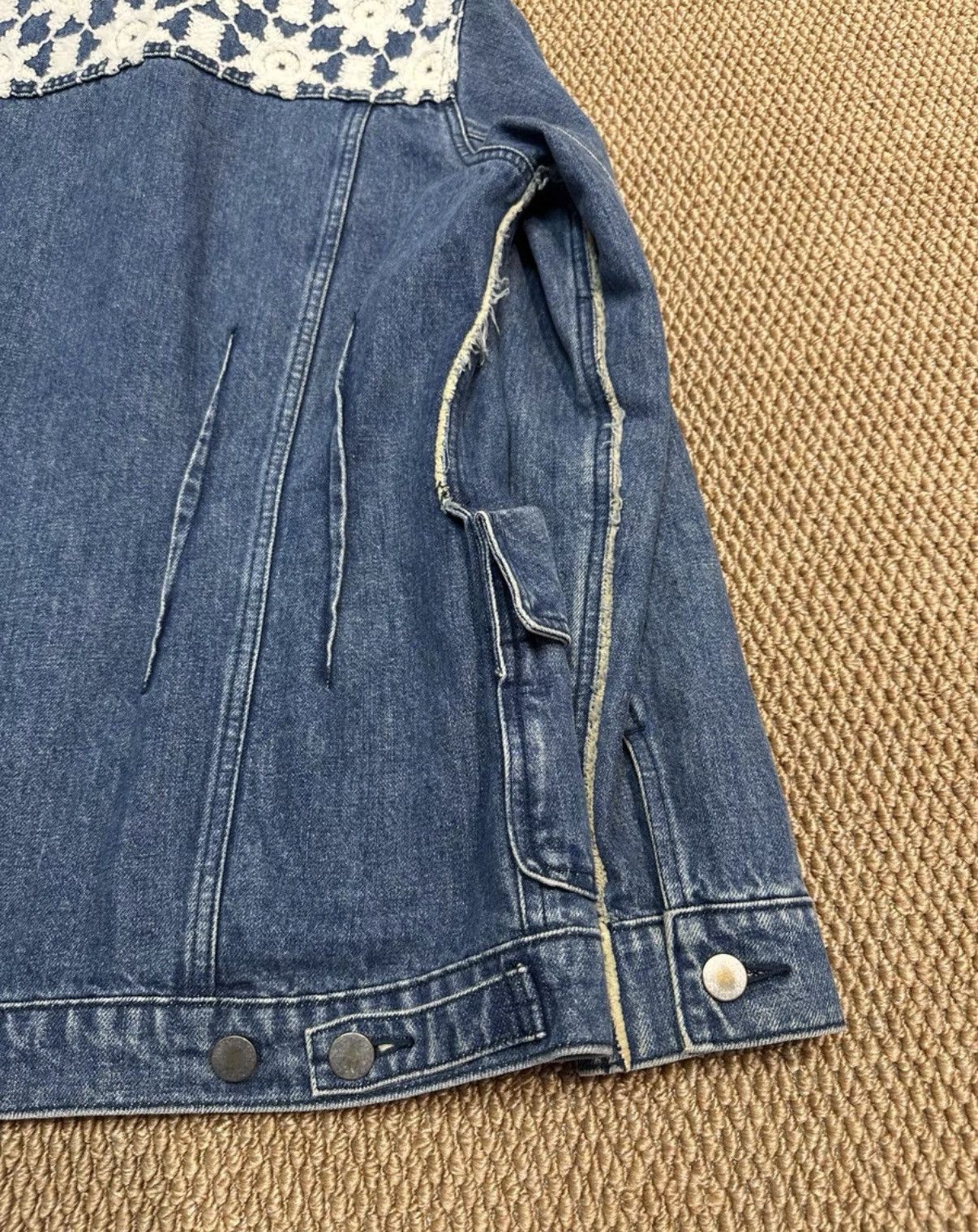 Comme des Garcons Comme des Garçons Octagram Star Embroidered Denim Jacket K23 Size US M / EU 48-50 / 2 - 6 Thumbnail