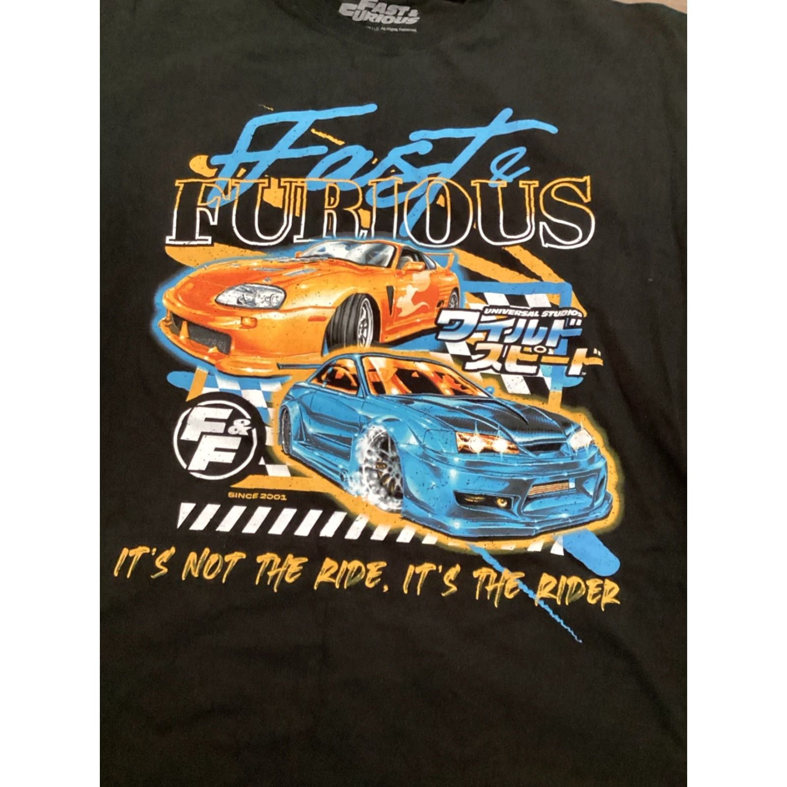 Vintage VINTAGE? No. FAST & FURIOUS Since 2001 T-Shirt Men XL Black Crew Neck Graphic Print Toretto Paul Walker Movie Fan Apparel 2001-2021 Mens Size US XL / EU 56 / 4 - 2 Thumbnail
