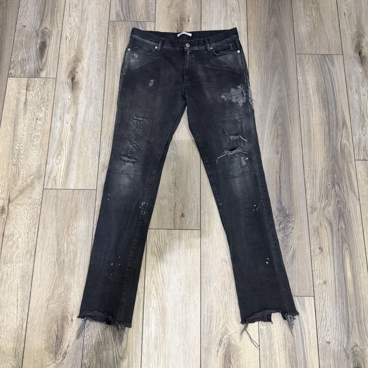 Alyx Alyx Studio Zip Back Distressed Jeans Size US 30 / EU 46 - 1 Thumbnail