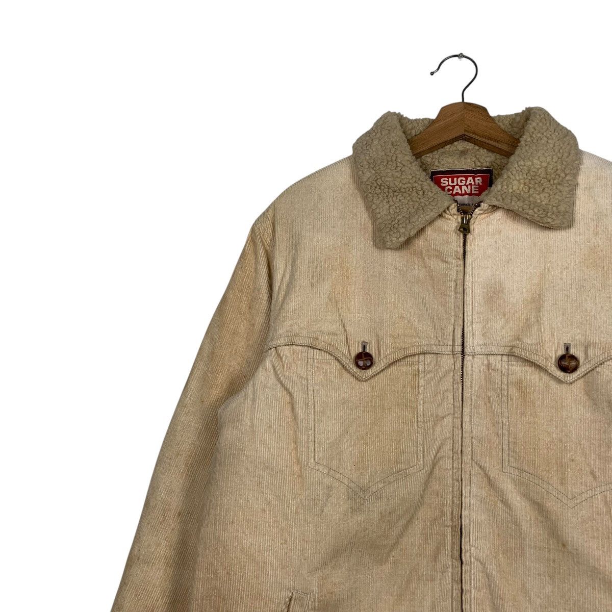 Sugar Cane Vintage Sugar Cane Corduroy Denim Jacket Size US L / EU 52-54 / 3 - 6 Thumbnail