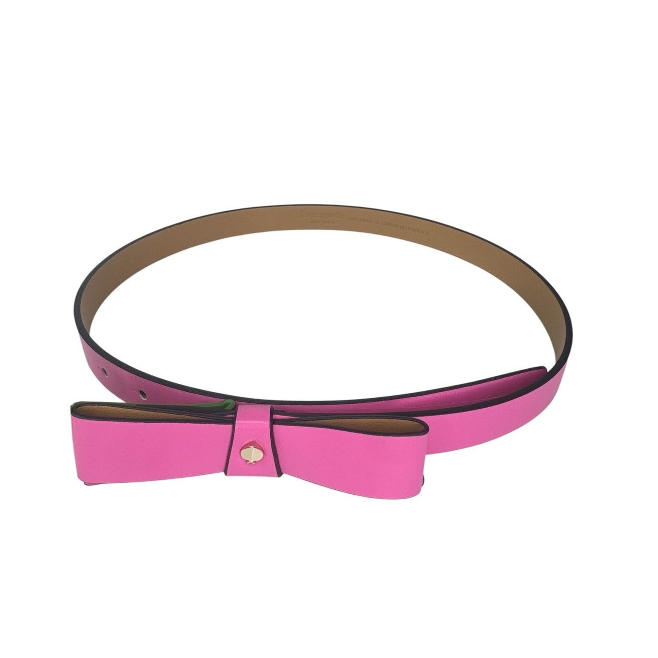 Kate Spade Kate Spade Bow Leather Belt in Pink Medium Size ONE SIZE - 1 Thumbnail