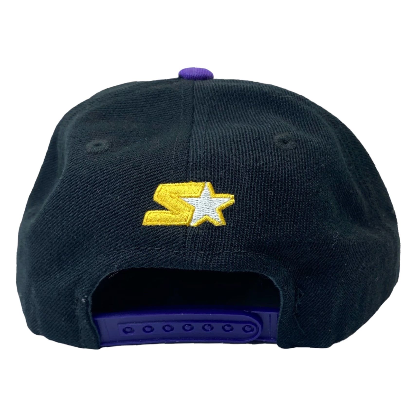 FUCT FUCT X STARTER SNAPBACK HAT ADULTS ADJUSTABLE BLACK THE NATURAL Y2K PURPLE GOLD Size ONE SIZE - 2 Thumbnail