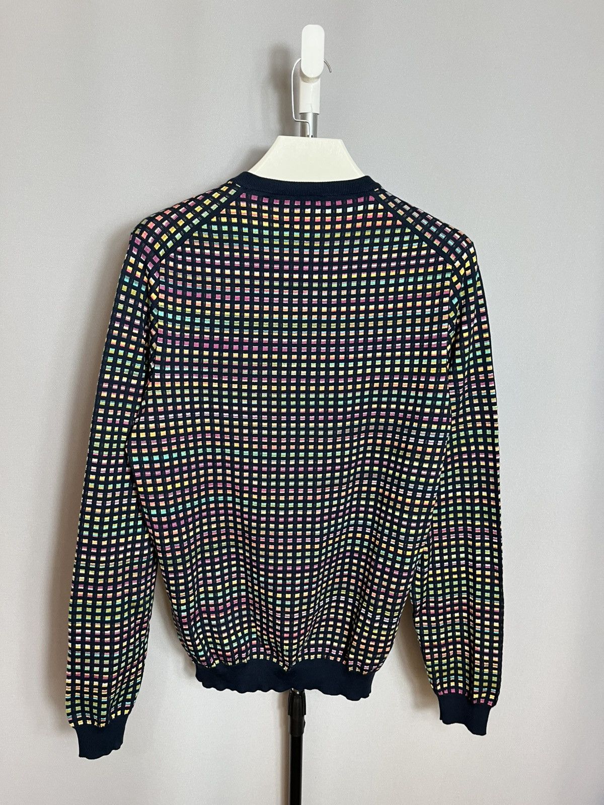 Drumohr Drumohr mens jamper plaid cotton luxury long sleeve sweater Size US L / EU 52-54 / 3 - 6 Thumbnail