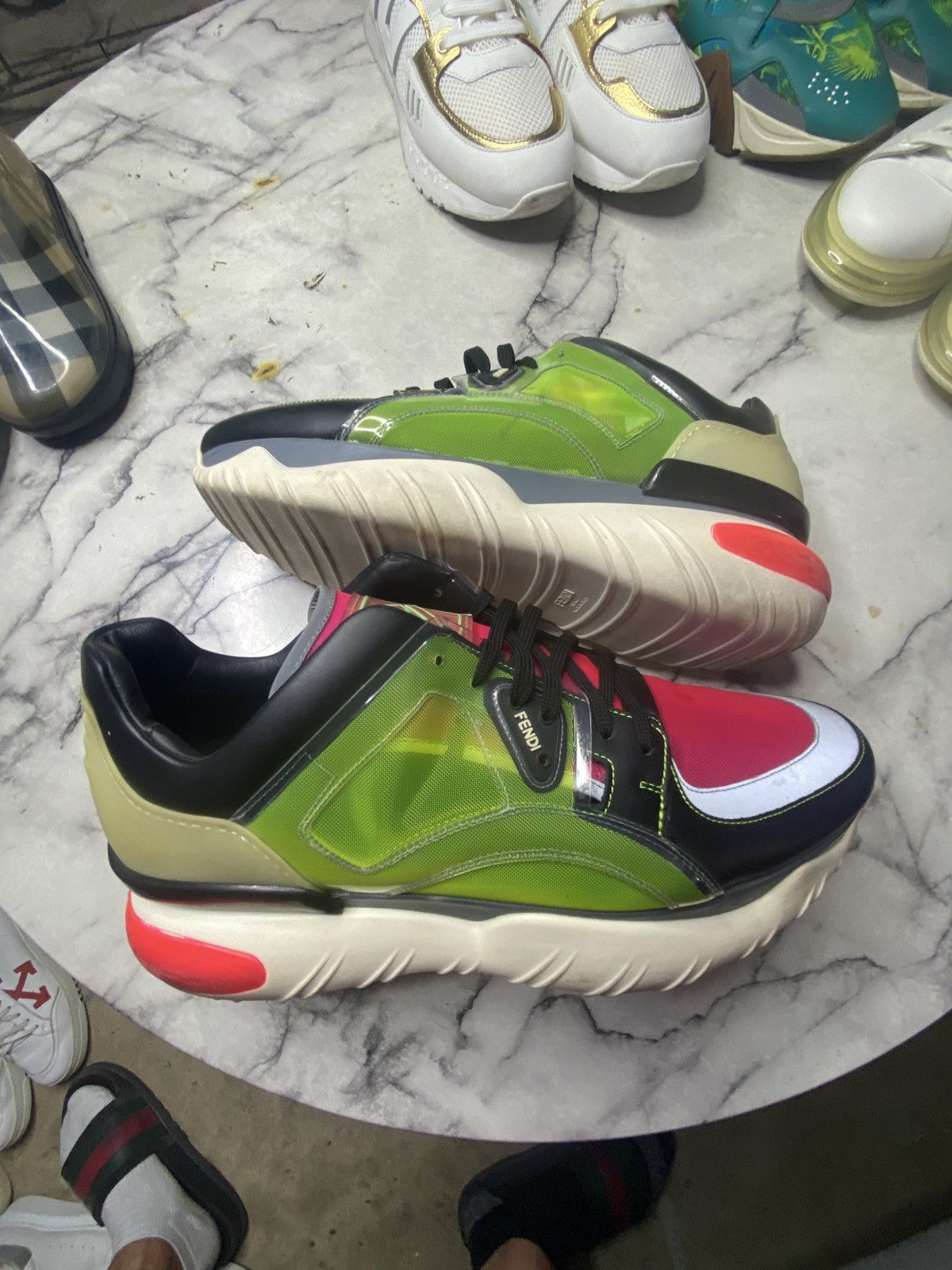 Fendi Fendi platform trainer sneaker Size US 12 / EU 45 - 7 Thumbnail