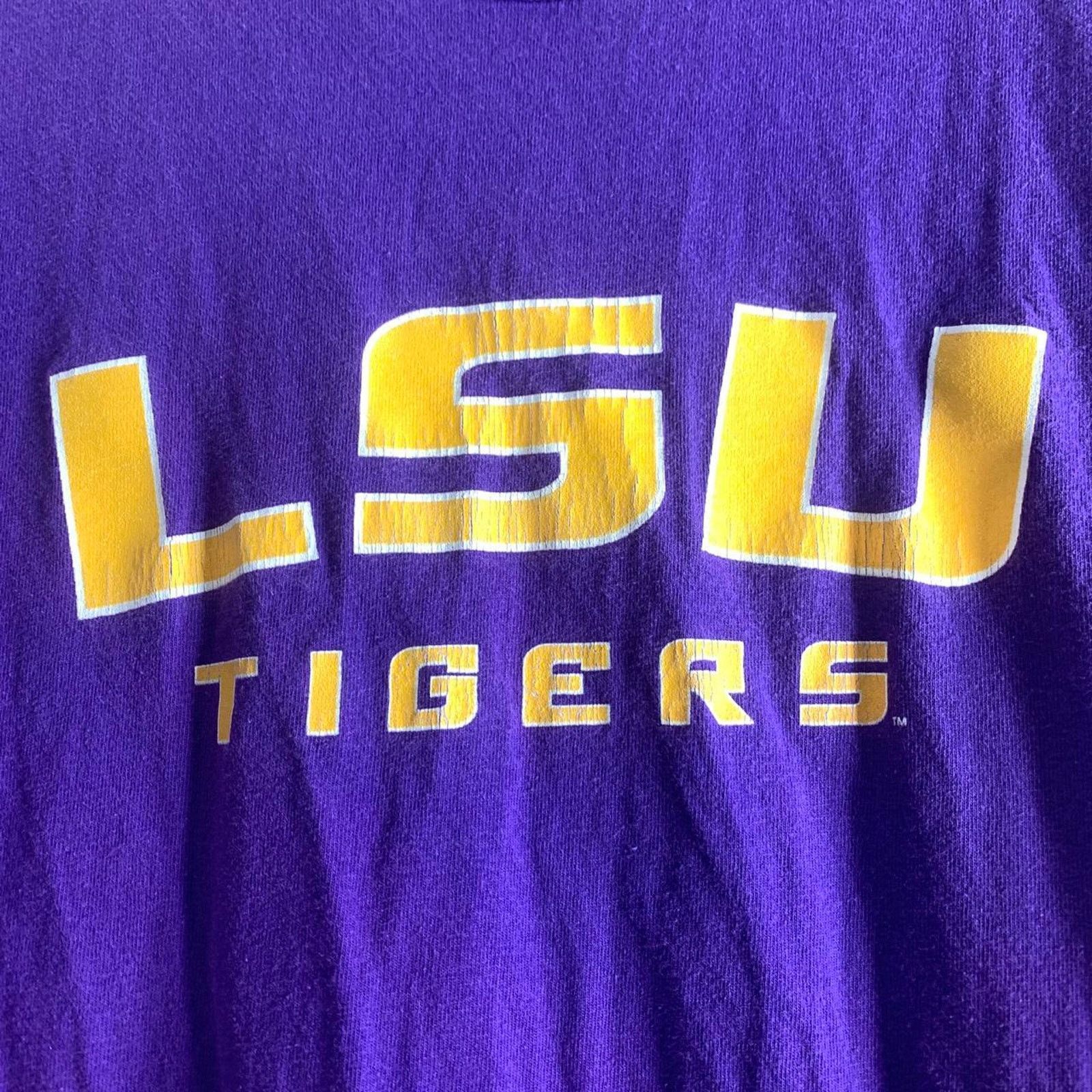 NCAA vintage Y2K 2000’s NCAA LOUISIANA STATE TIGERS LSU tee shirt Size US L / EU 52-54 / 3 - 1 Thumbnail