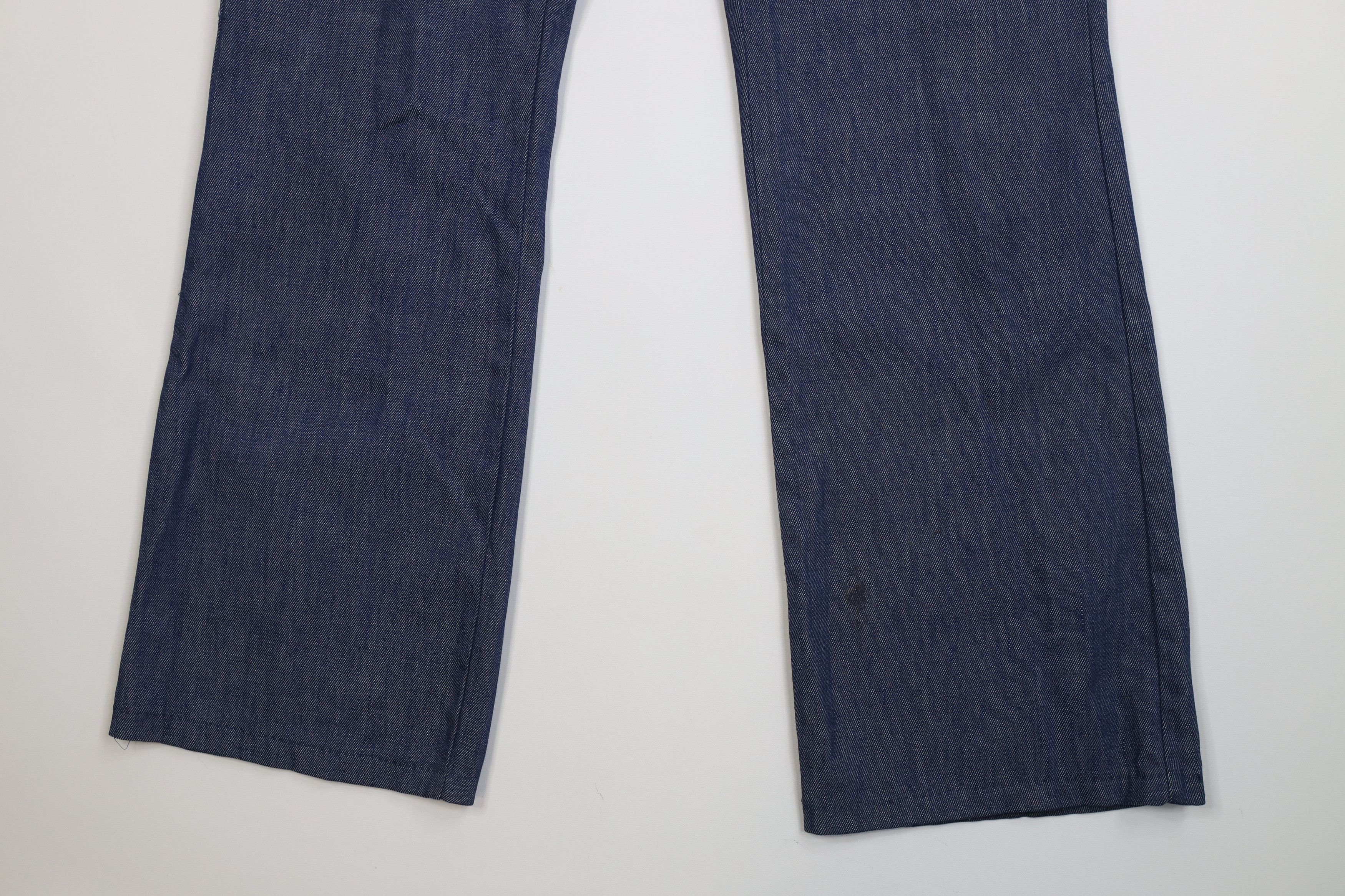 Vintage Vintage 70s Streetwear Wide Leg Bell Bottoms Jeans Blue USA Size US 34 / EU 50 - 4 Thumbnail