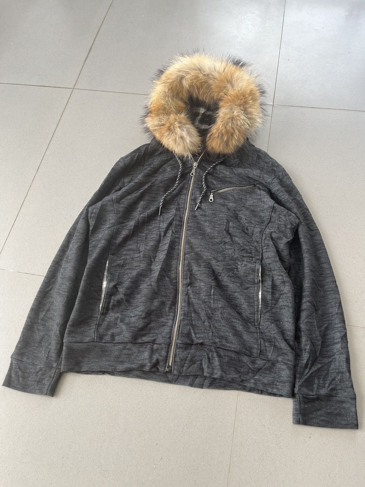 If Six Was Nine Japanese~Plus One Fur Zip Hoodie Seditionaries Gothic Style Size US L / EU 52-54 / 3 - 4 Thumbnail