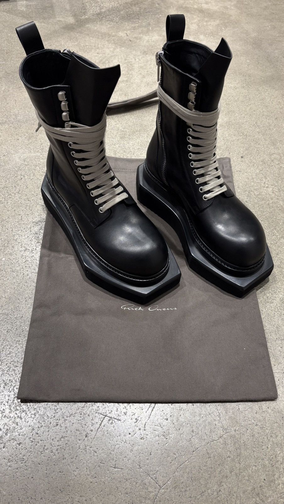 Rick Owens RICK OWENS - Turbo Cyclops Army Black Size US 12 / EU 45 - 8 Thumbnail
