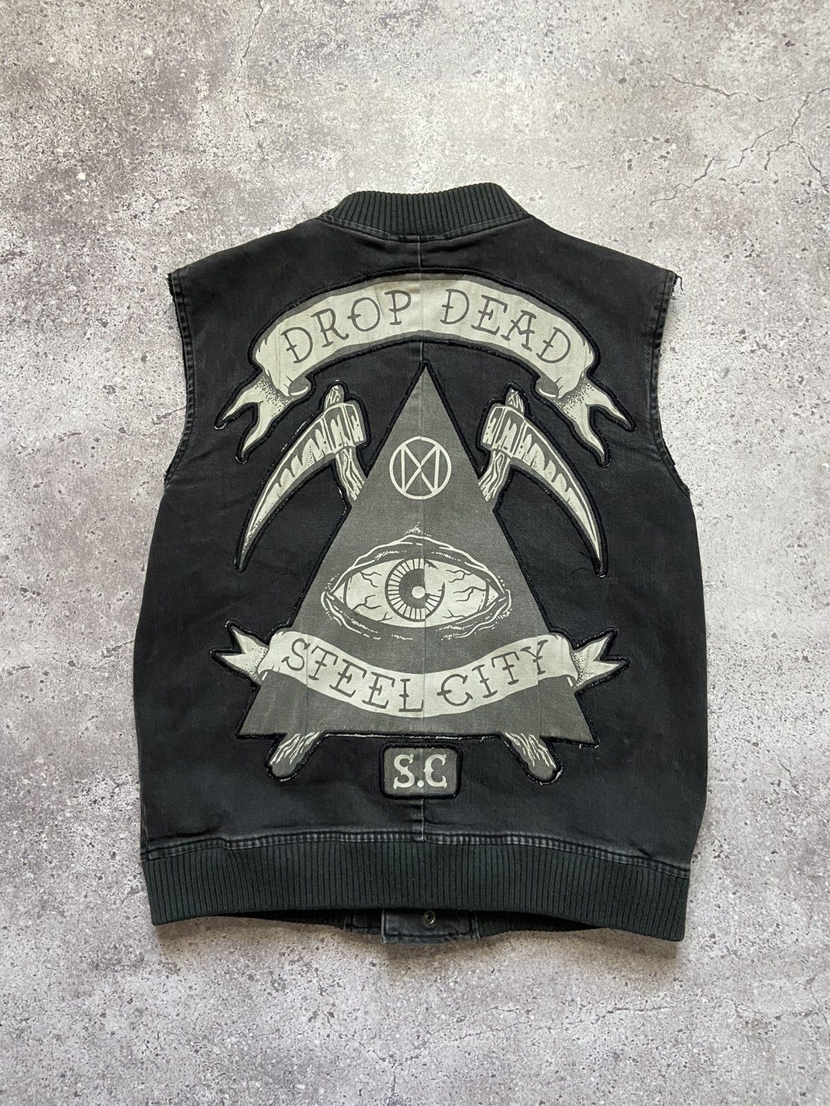 Drop Dead DROP DEAD VEST DENIM JACKET Size US L / EU 52-54 / 3 - 1 Thumbnail