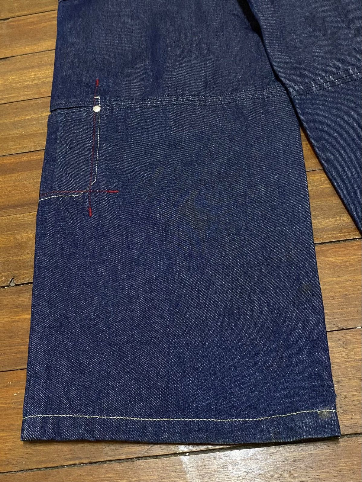 Vintage Rare Vintage Transfer Skater Rapper Baggy Cargo Jeans 1990s Size US 33 - 7 Thumbnail