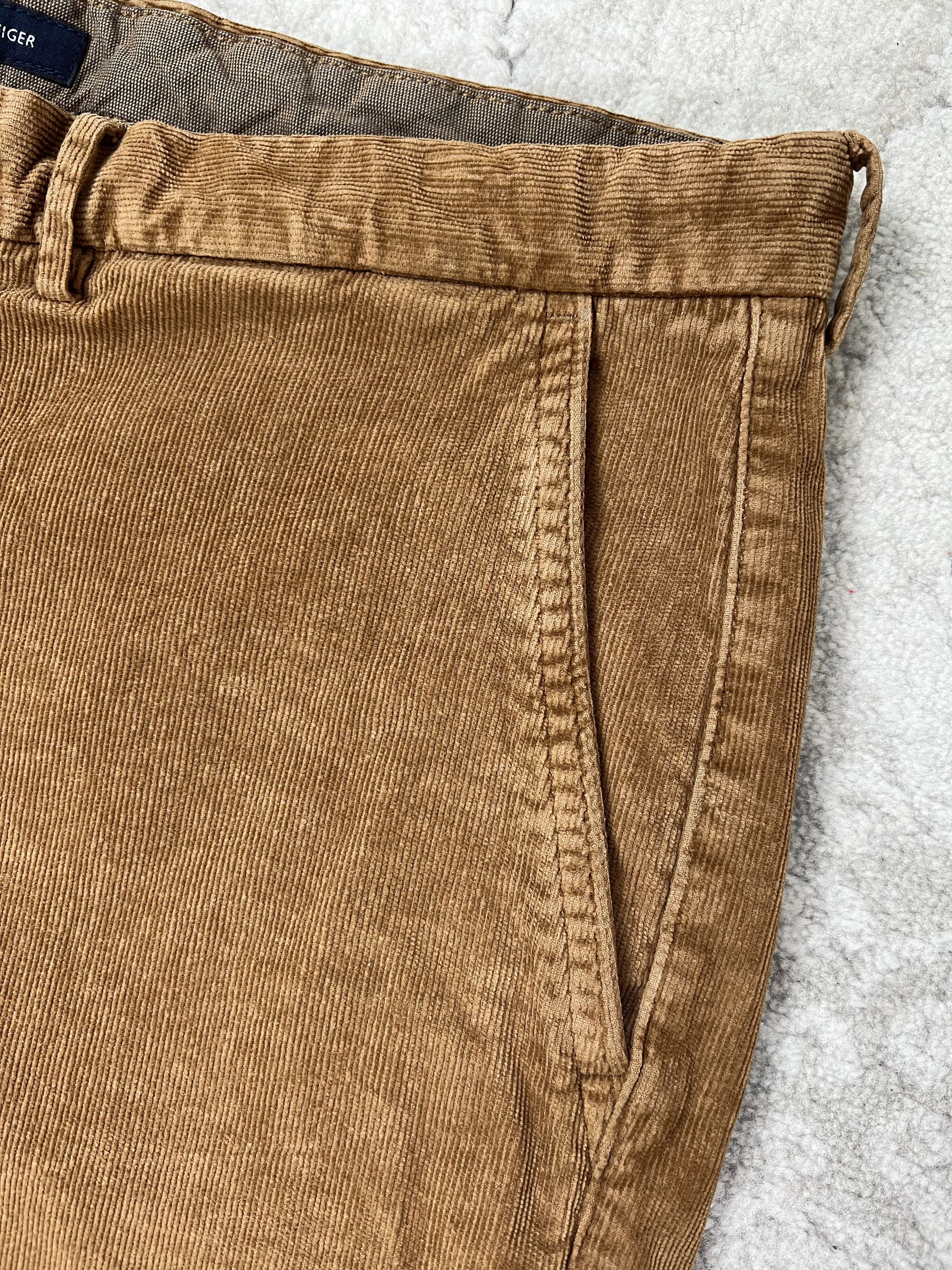 Tommy Hilfiger Tommy Hilfiger Corduroy Pants 36W - Camel Brown Size US 36 / EU 52 - 2 Thumbnail