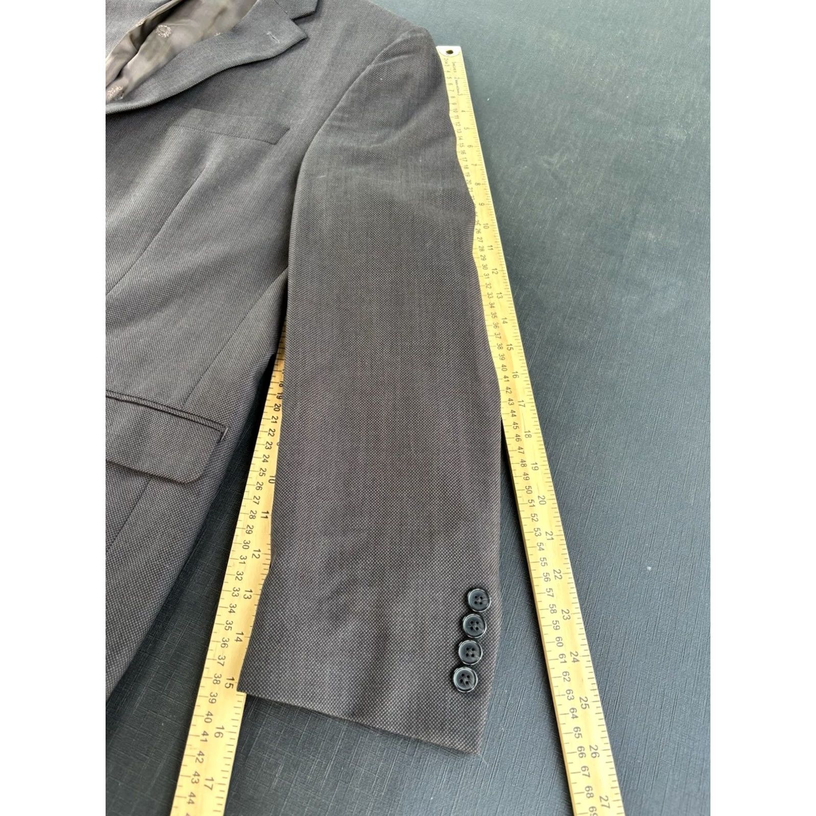 Ralph Lauren Ralph Lauren Suit 3 Piece Brown Wool 42R 2-Button Single-Breasted Jacket/Blazer/Vest/Pants 36x29 Mens Reg Professionals Wedding Size 42R - 7 Thumbnail