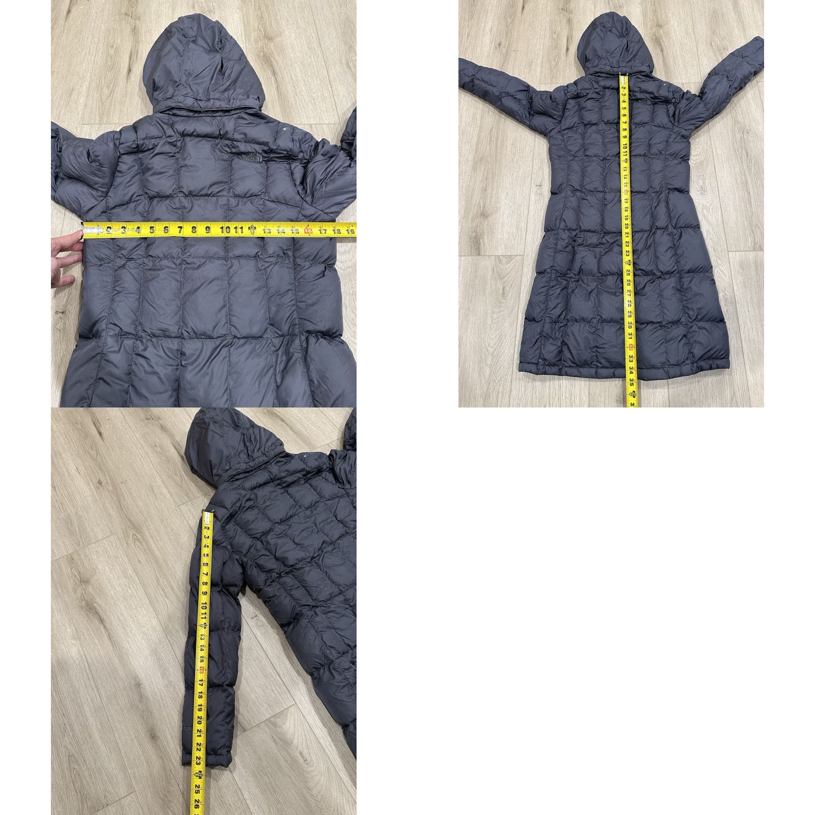 The North Face The North Face Jacket Women’s Size S Puffer Full Zip Long Coat Nylon Gray Down Insulated Lightweight Zipper Hooded Winter Casual Size S / US 4 / IT 40 - 10 Thumbnail