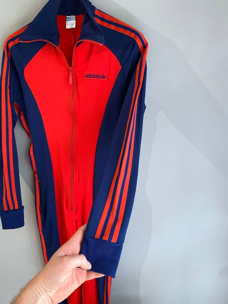 Adidas Vintage Adidas 70s Rare Jumpsuit Overalls West Germany Sz 46 Size 32" / US 10 / IT 46 - 8 Thumbnail