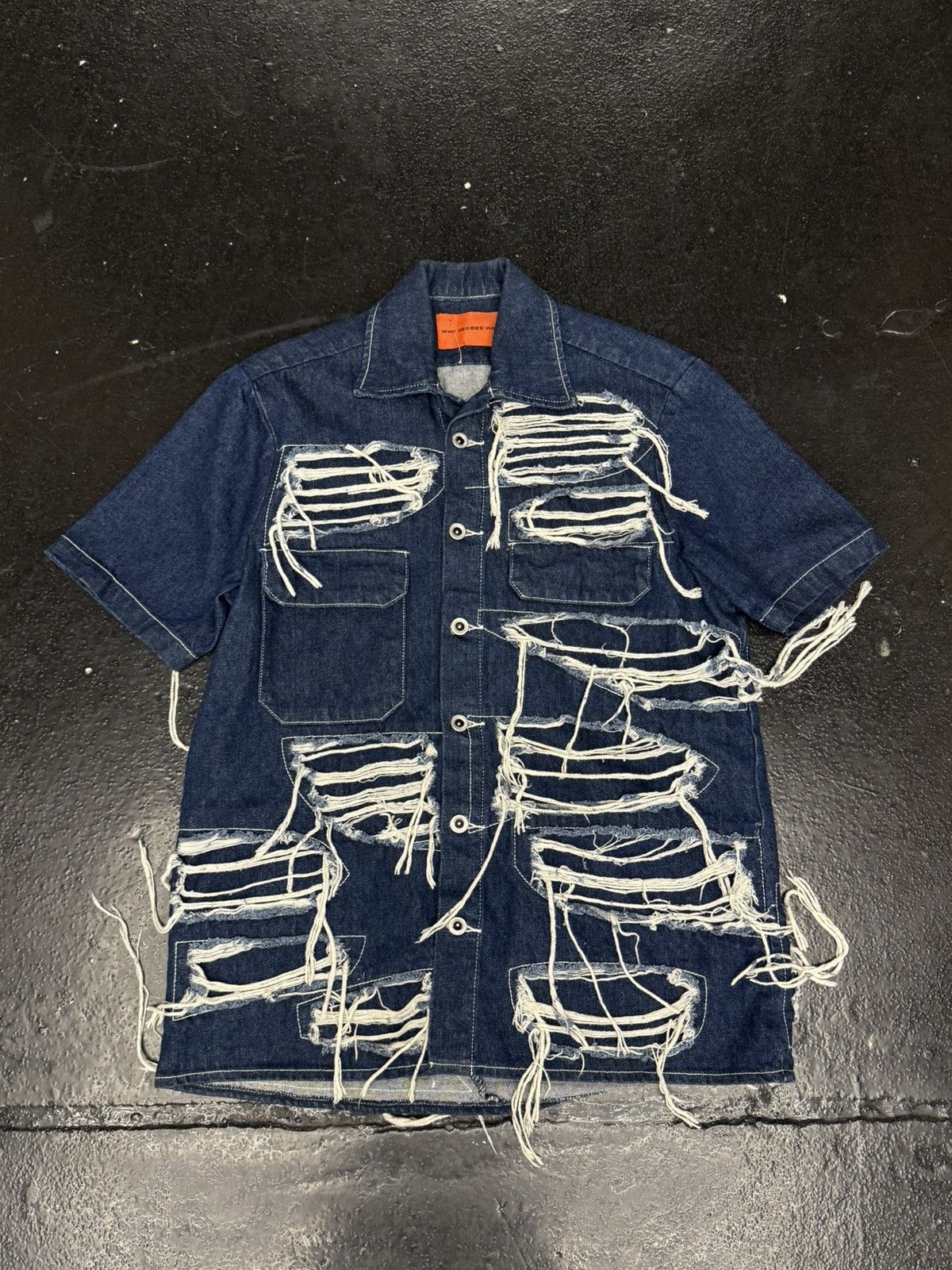 Who Decides War Who Decides War Denim Short Sleeve Size US L / EU 52-54 / 3 - 1 Thumbnail