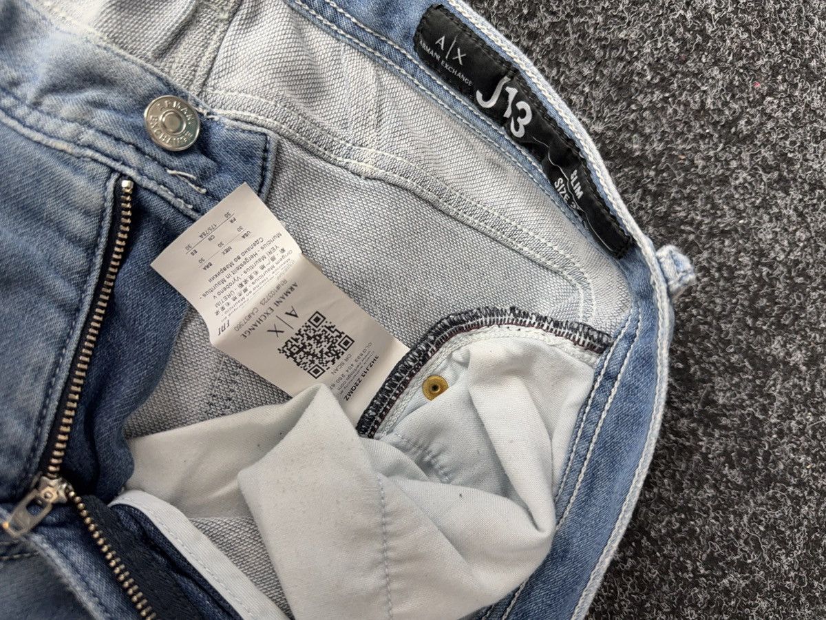 Armani Exchange Vintage 00s Emporio Armani Italy Y2K Distressed Jeans W30 Size US 30 / EU 46 - 8 Thumbnail