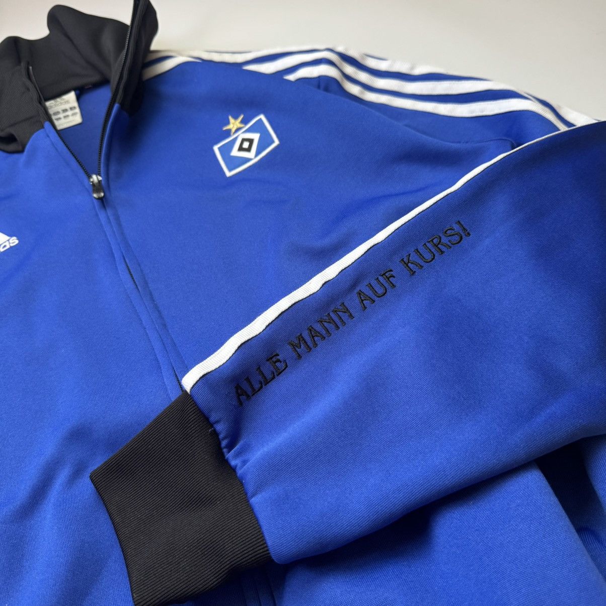 Adidas Vintage Adidas Hamburg Football Track Jacket Size US L / EU 52-54 / 3 - 7 Thumbnail