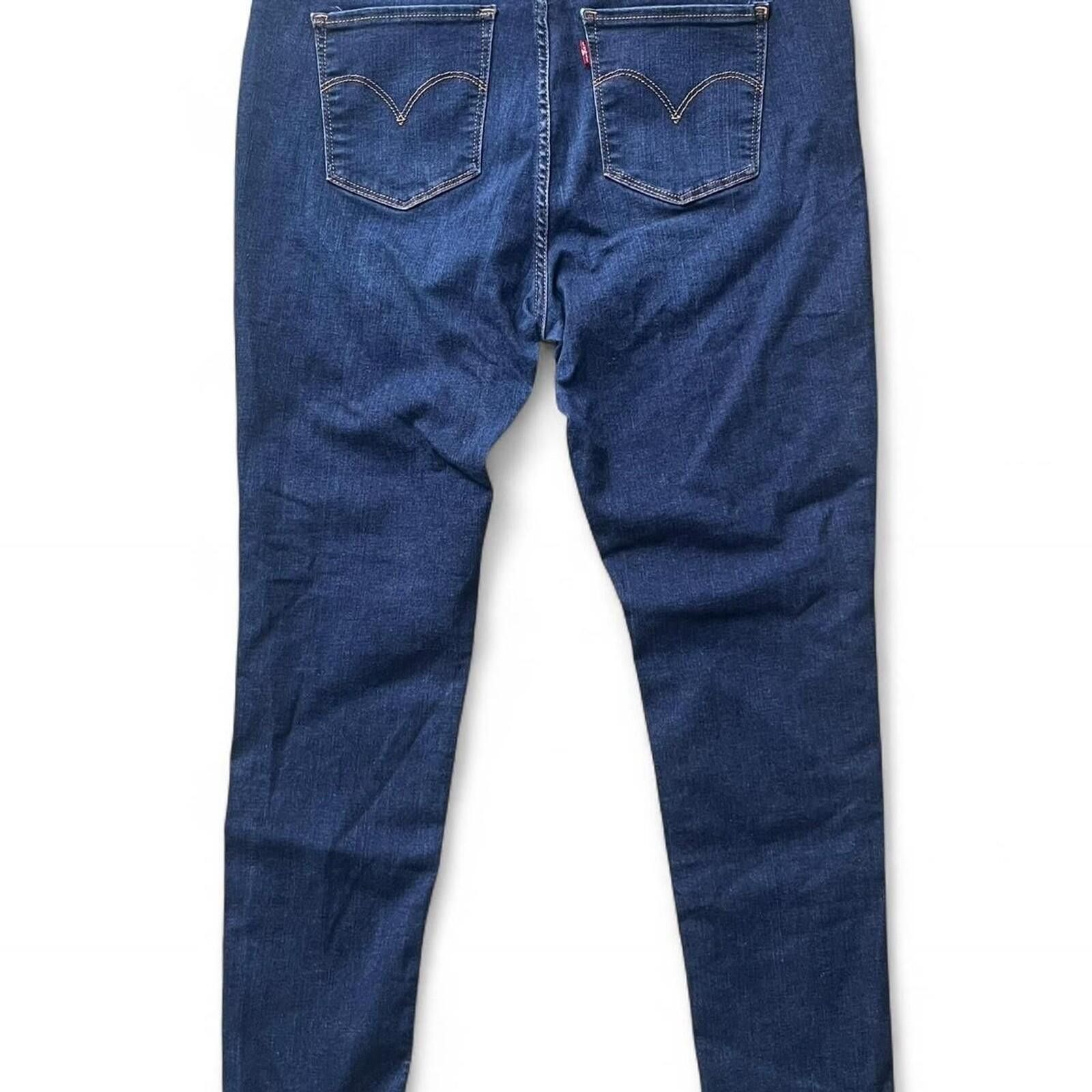 Other Levi Strauss 720 High Rise Skinny Dark Wash Jeans Size 34x28 Size 34" / US 12 / IT 48 - 2 Thumbnail