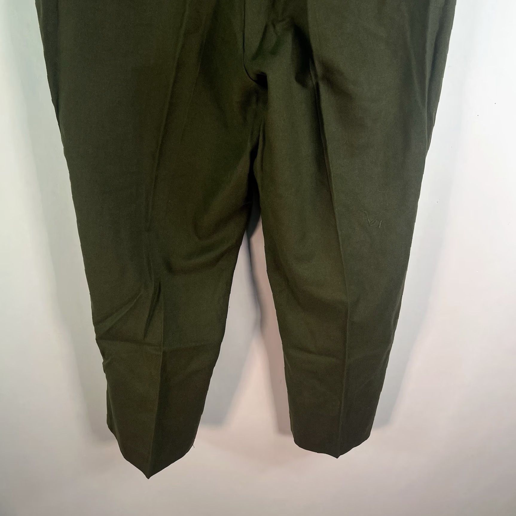 Vintage Vtg 1953 Wool M-1951 US Military Field Trouser Pants Mens MK Short 34x28.5 Green Size US 31 - 7 Thumbnail