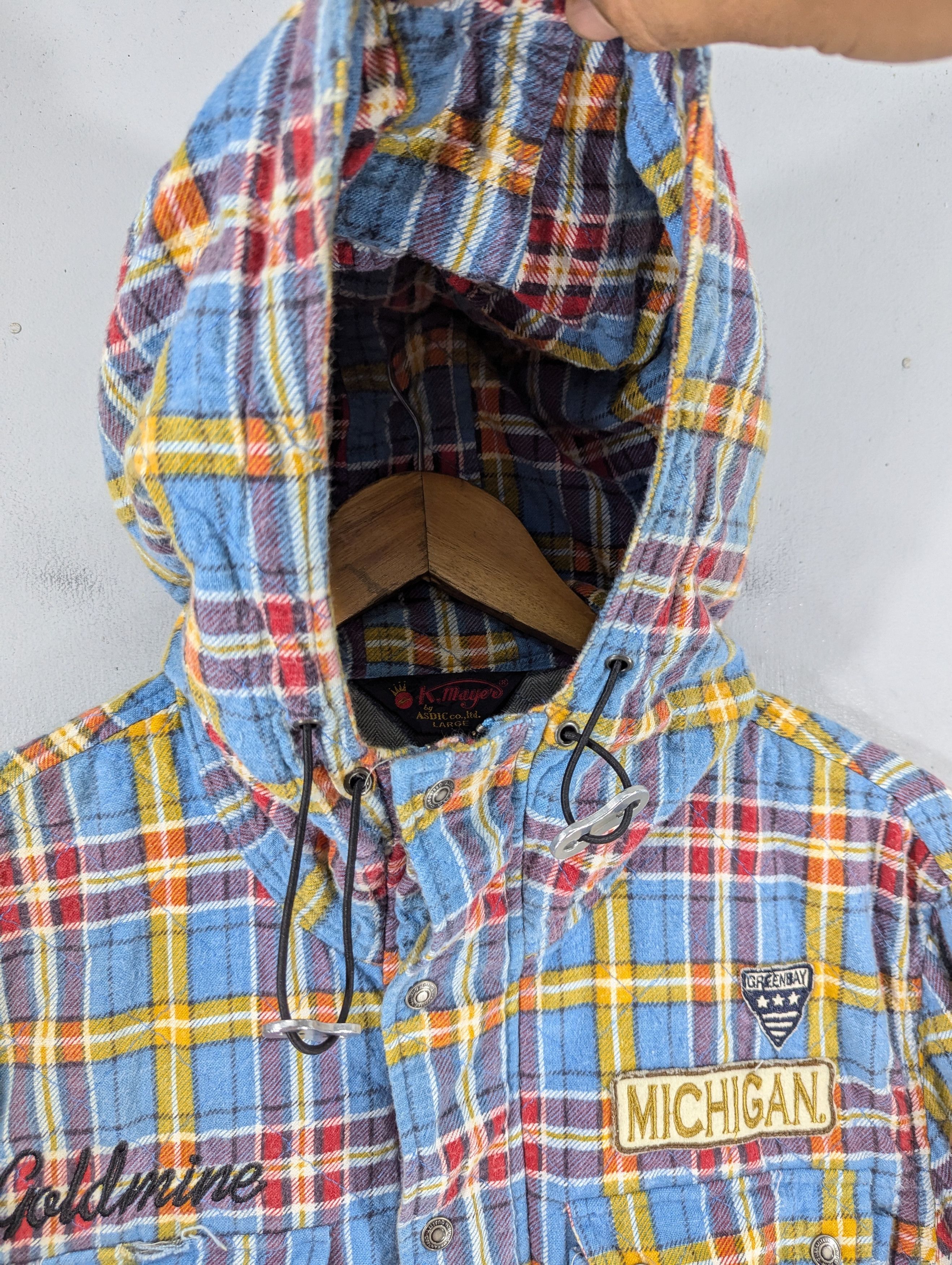 Japanese Brand Vintage K Mayer Pocket Zipper Hoodie Jacket Size US L / EU 52-54 / 3 - 10 Thumbnail