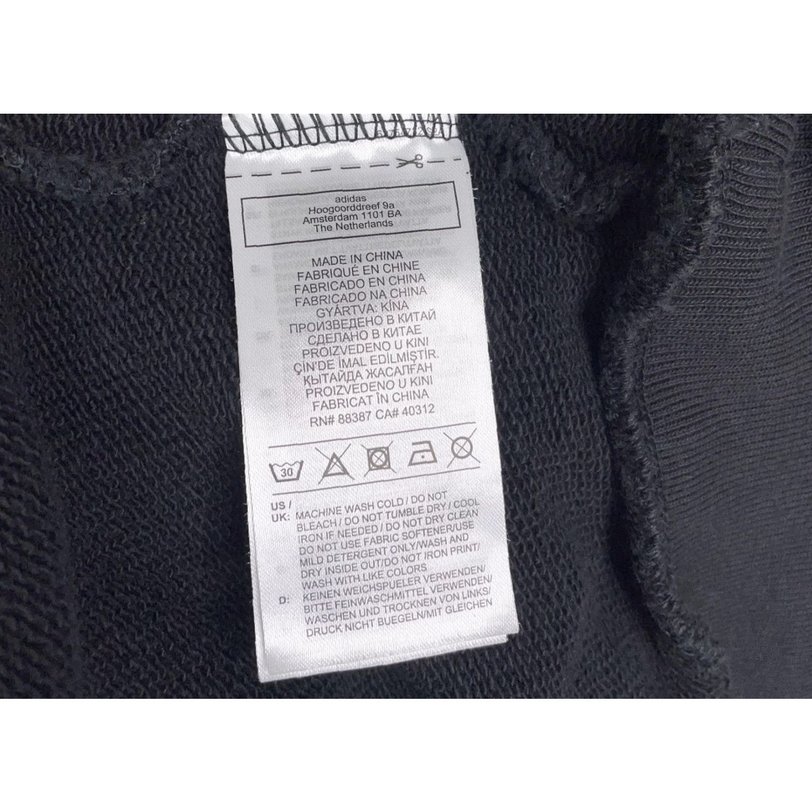 Adidas Adidas Hoodie Mens Medium Black Sean Wotherspoon Superturf Pullover Sweatshirt Graphic Print Subtle Fade Size US M / EU 48-50 / 2 - 5 Thumbnail