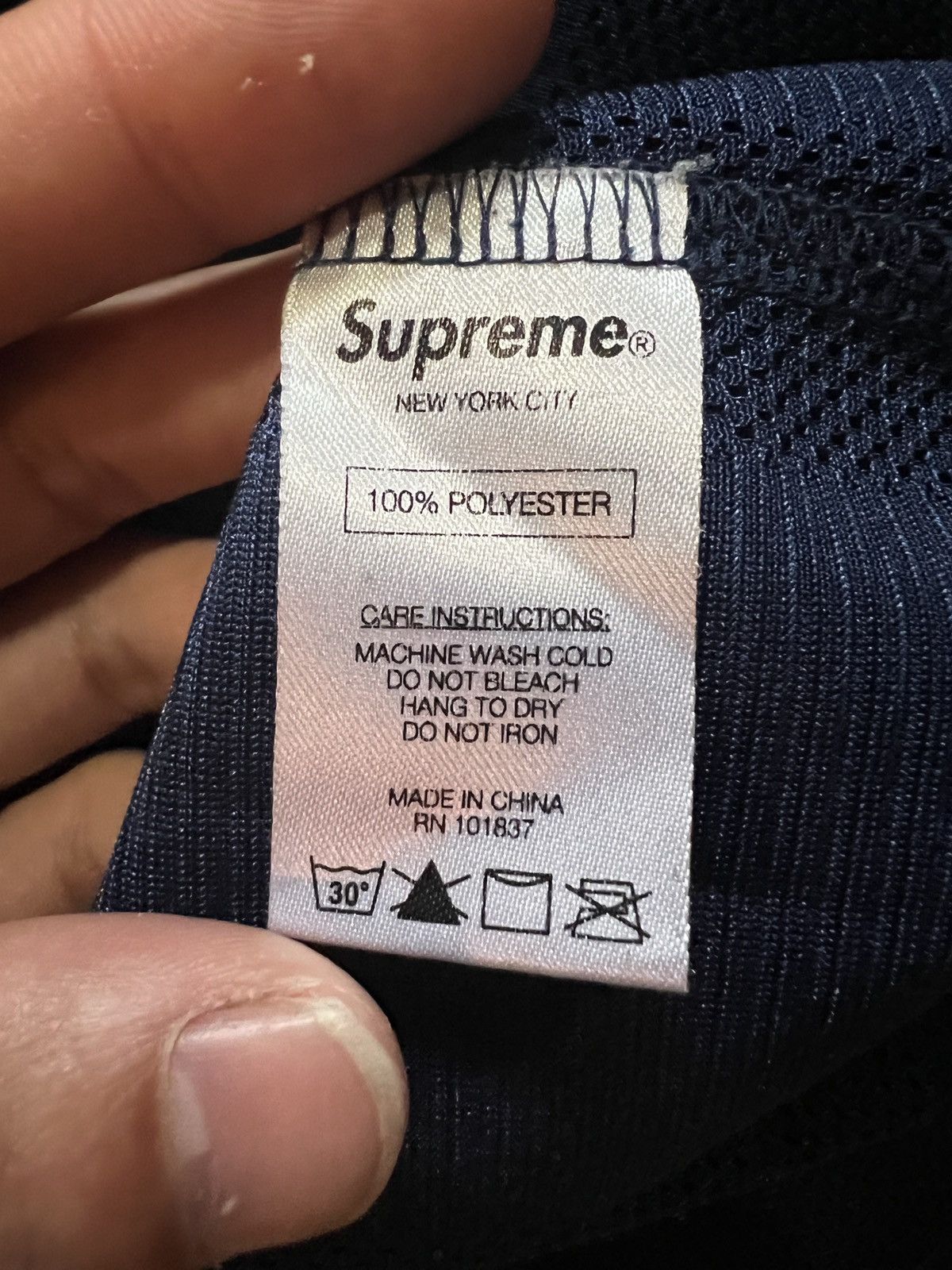 Supreme Supreme Velvet Logo Jersey Size US M / EU 48-50 / 2 - 6 Thumbnail