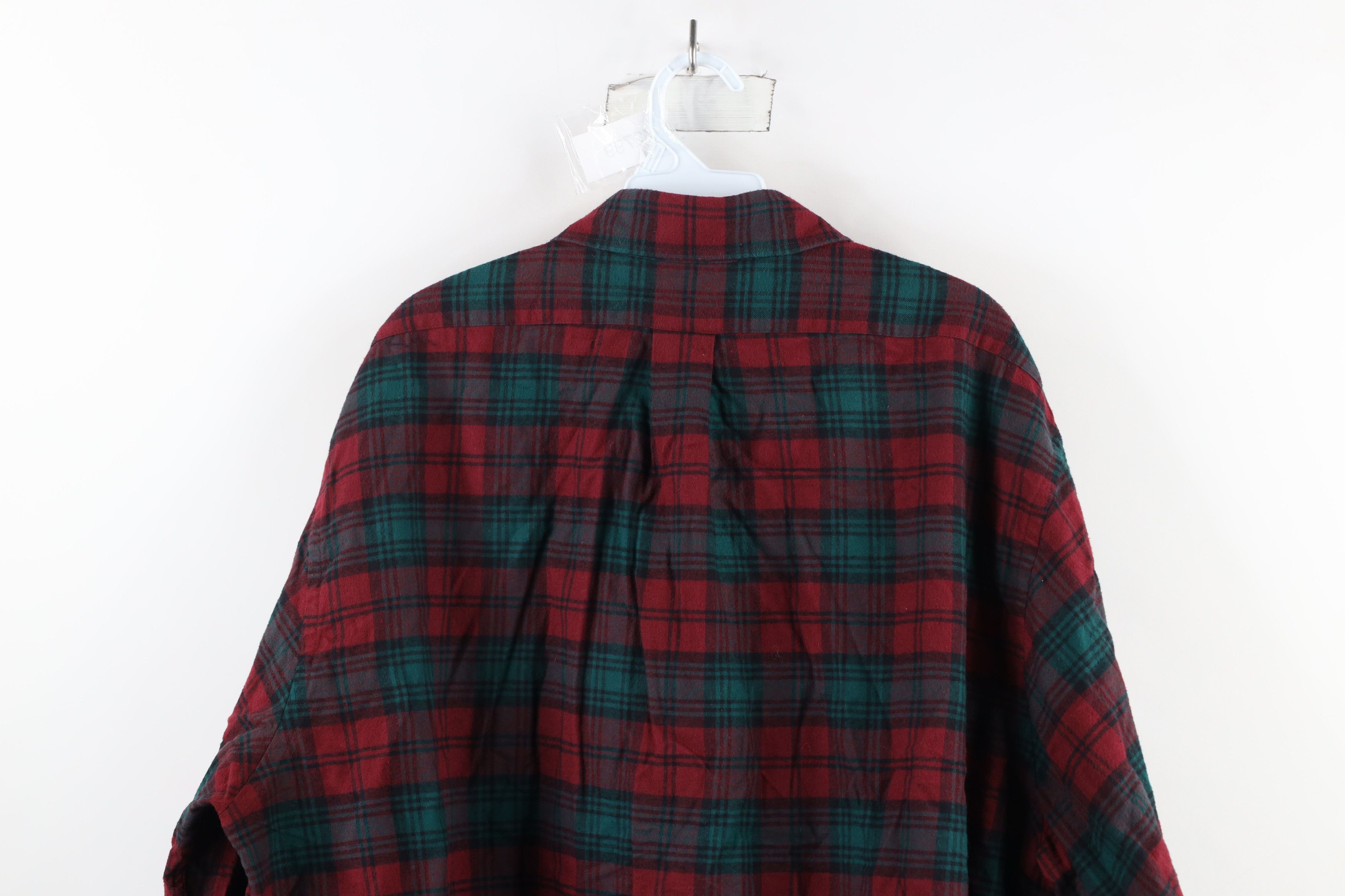 Brooks Brothers × Vintage Vintage 90s Brooks Brothers Fit Flannel Button Down Shirt Size US XXL / EU 58 / 5 - 10 Thumbnail