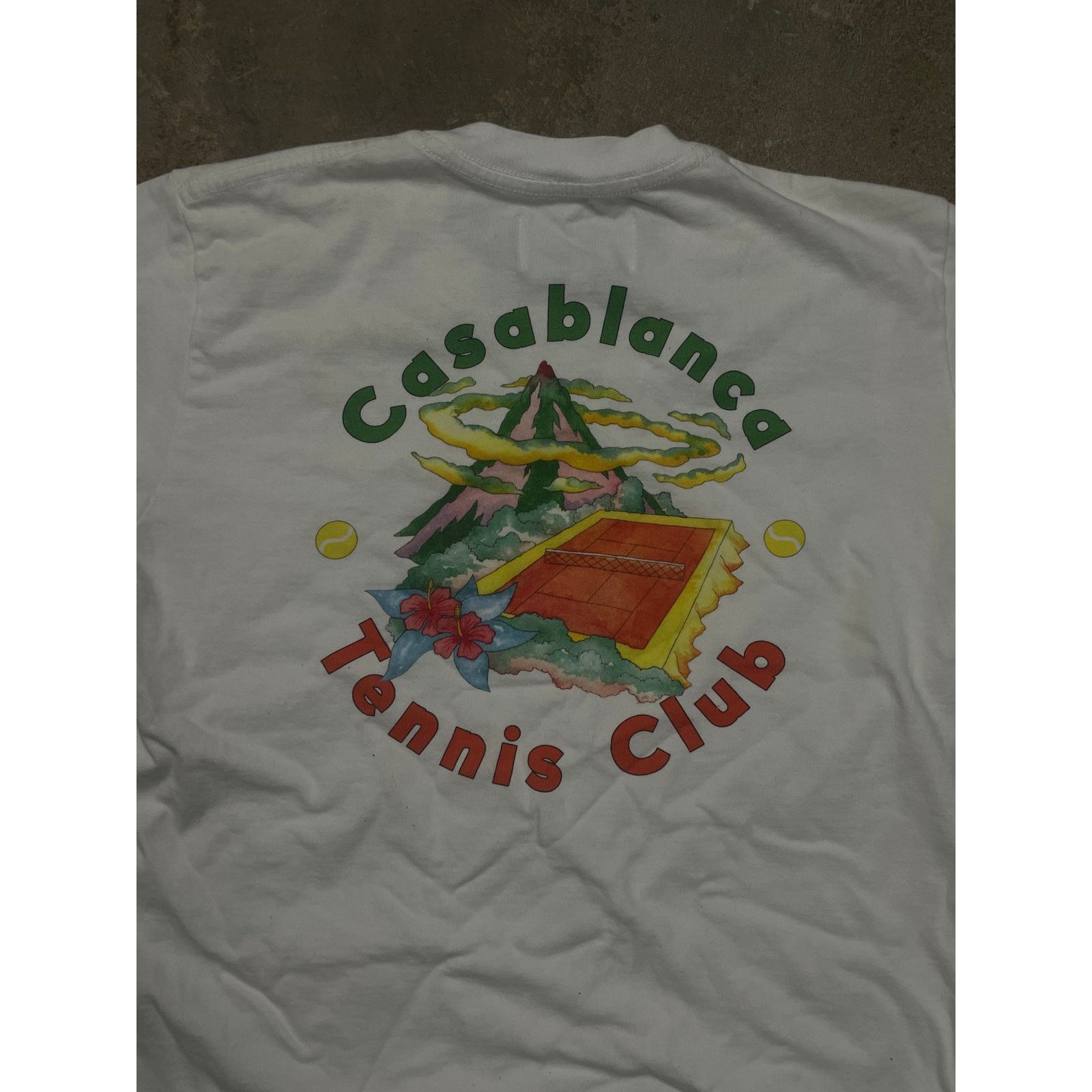 Casablanca Casablanca Tennis Club Tee Used Small Size US S / EU 44-46 / 1 - 2 Thumbnail