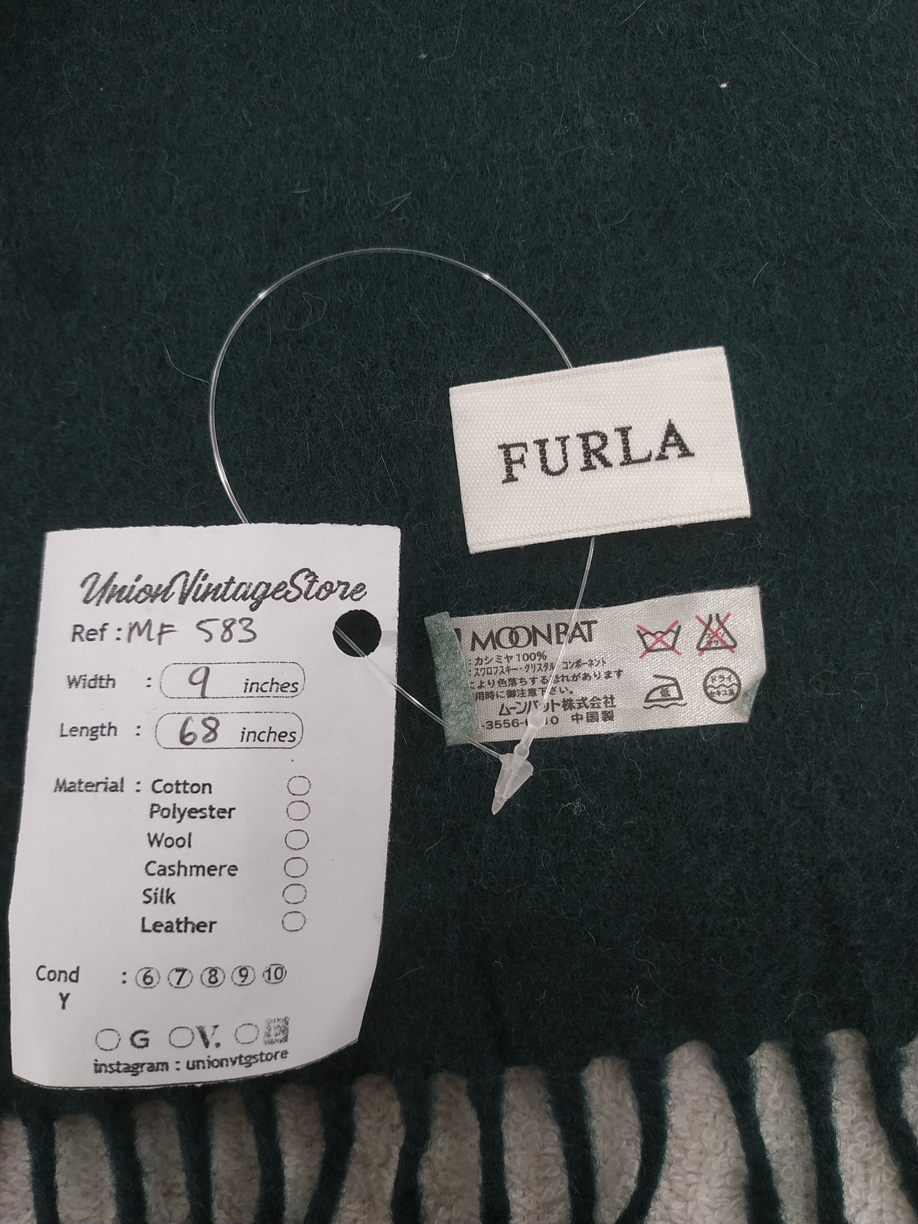 Furla Vintage Furla Scarf/Muffler/Neckwear MF583 Size ONE SIZE - 5 Thumbnail