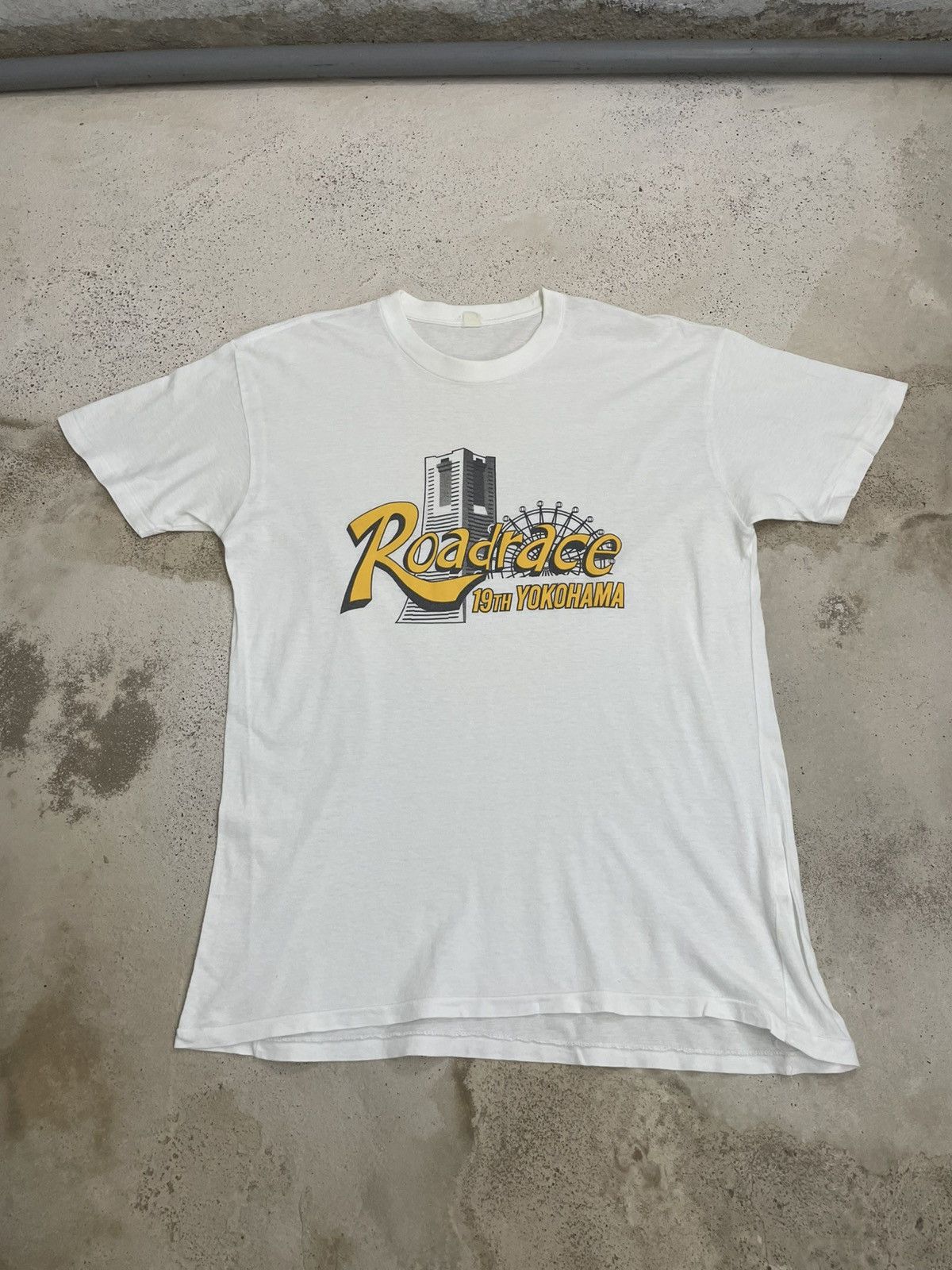 Japanese Brand × Vintage Vintage RoadRace 10th Yokohama Japan Event Tee Size US M / EU 48-50 / 2 - 1 Thumbnail