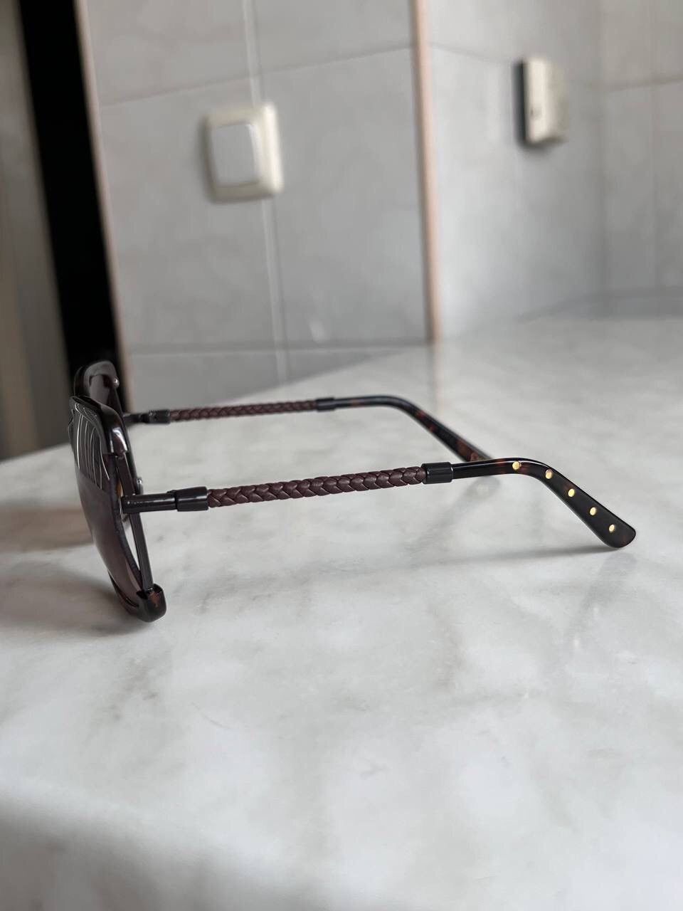 Bottega Veneta Bottega Veneta Sunglasses BV 132S Women’s Vintage Brown 00s Size ONE SIZE - 3 Thumbnail