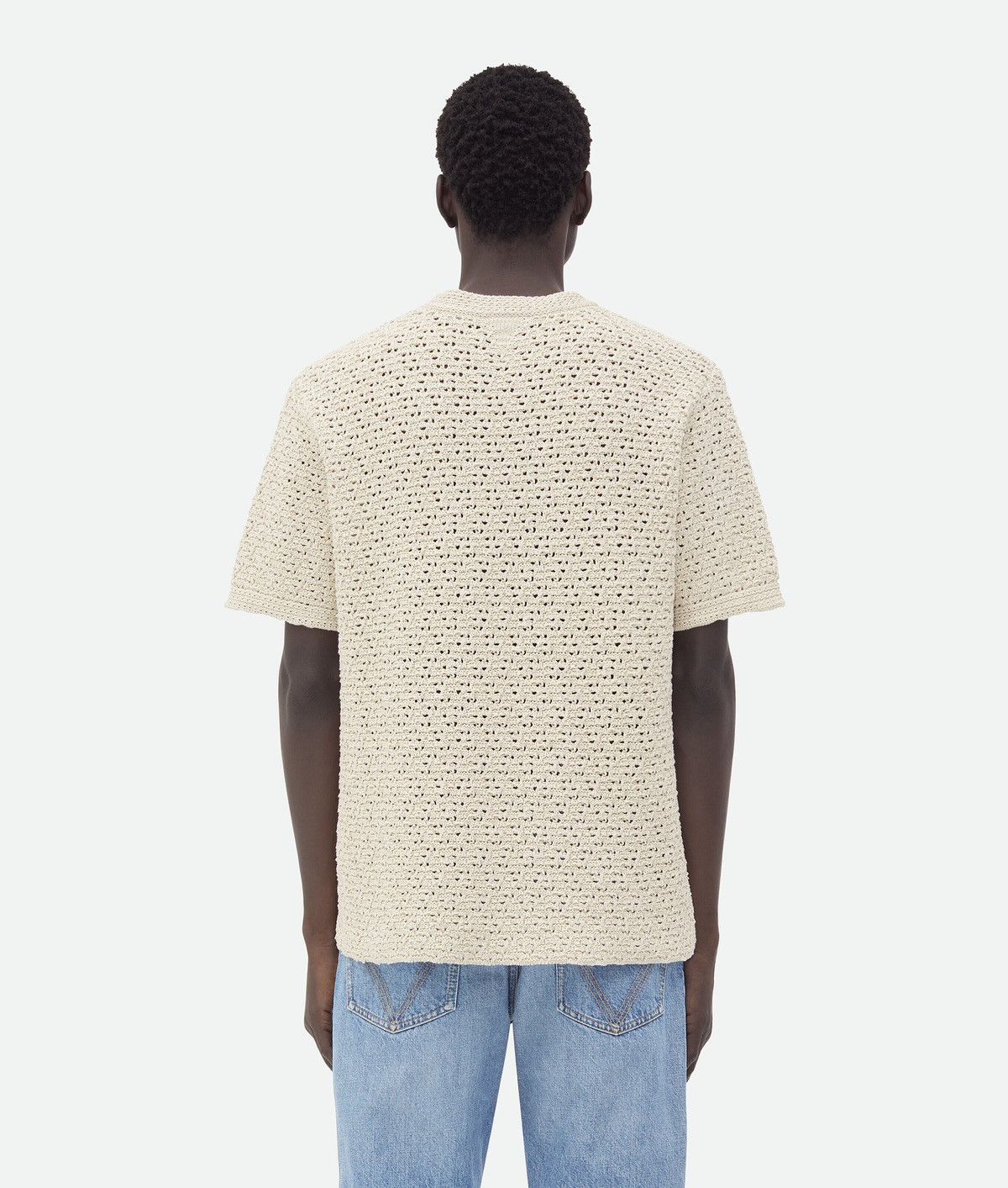 Bottega Veneta Bottega Veneta Cotton Crochet T-Shirt Size US M / EU 48-50 / 2 - 3 Thumbnail