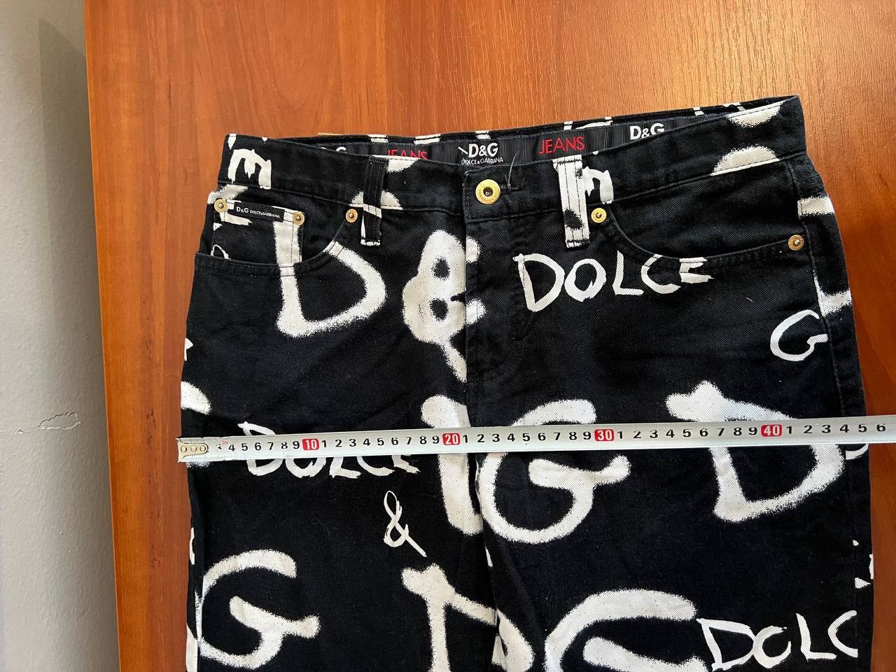 Dolce & Gabbana DILCE&GABBANA ARCHIVAL ICONIC GRAFFIC PRINT WOMEN PANTS 31 Size 31" - 22 Thumbnail