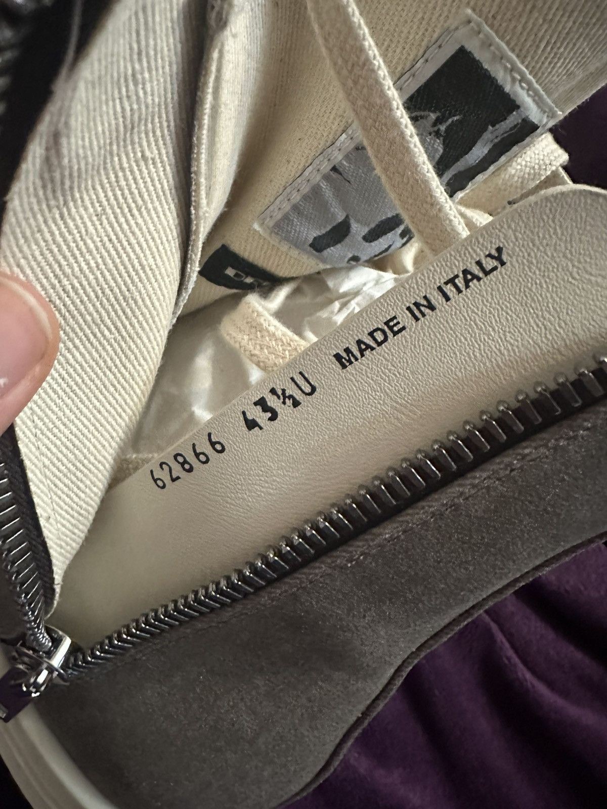 Rick Owens Drkshdw Rick Owens DRKSHDW 43.5 Dust Size US 10 / EU 43 - 10 Thumbnail