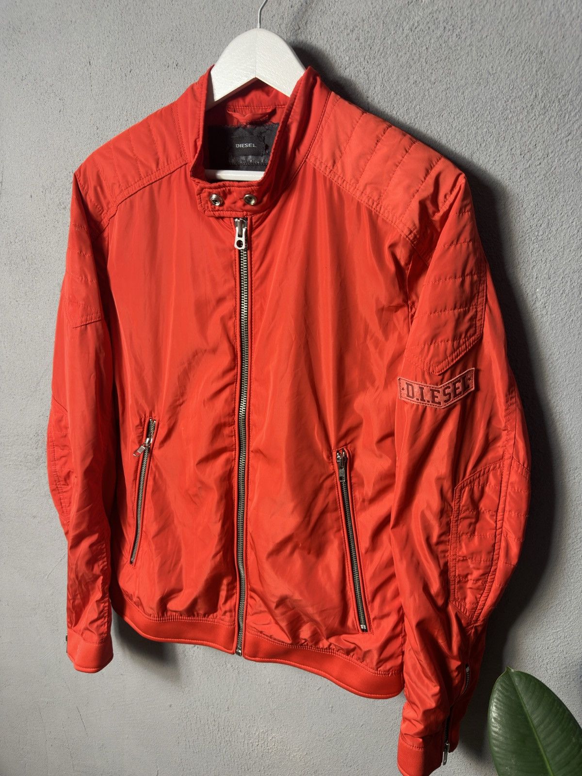 Diesel Diesel Vintage Orange Nylon Jacket Size US L / EU 52-54 / 3 - 2 Thumbnail