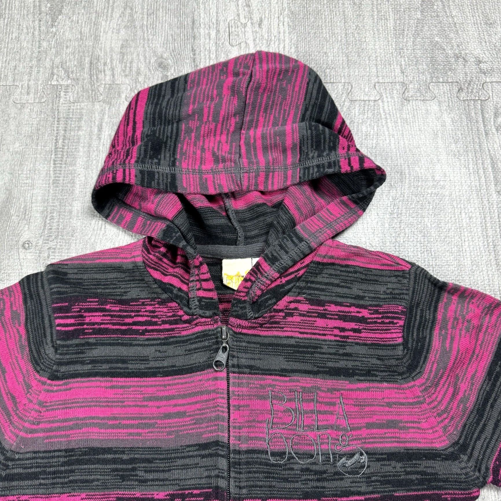 Billabong VINTAGE Billabong Striped Hoodie Full Zip Sweater Women Size S Pink 90s Surf Skate Size S / US 4 / IT 40 - 2 Thumbnail