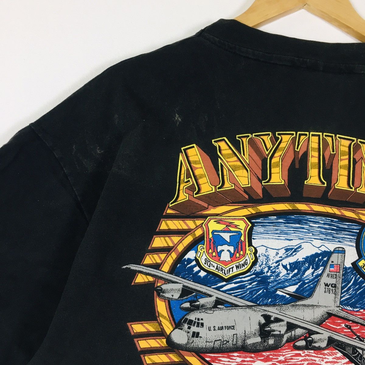 Vintage Vintage Single Stitch US Air Force Squadron Size US M / EU 48-50 / 2 - 11 Thumbnail
