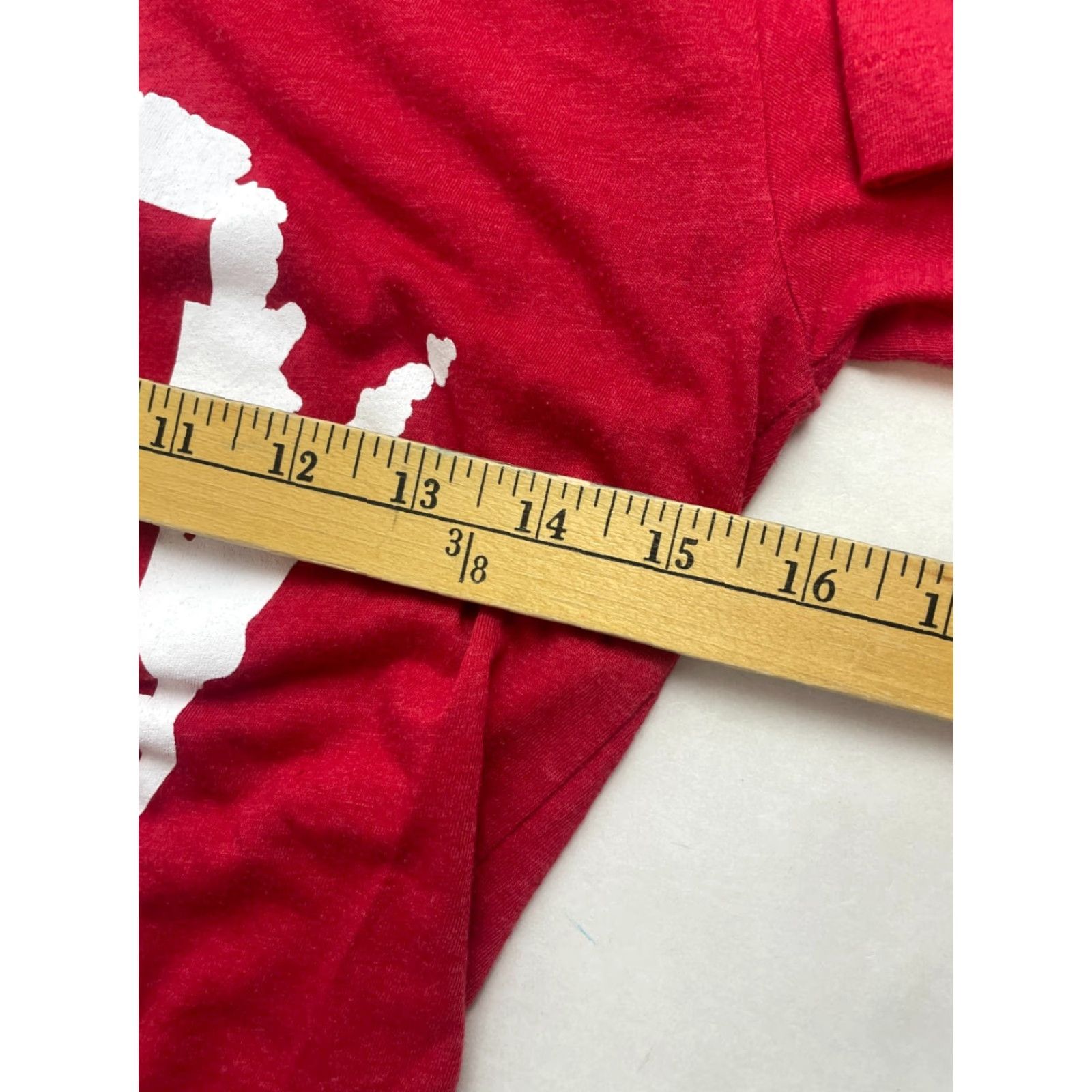 NCAA Sconnie T-Shirt Women's XS Red NCAA Wisconsin Badgers ALL WI DO IS WIN Tee Size XS / US 0-2 / IT 36-38 - 5 Thumbnail