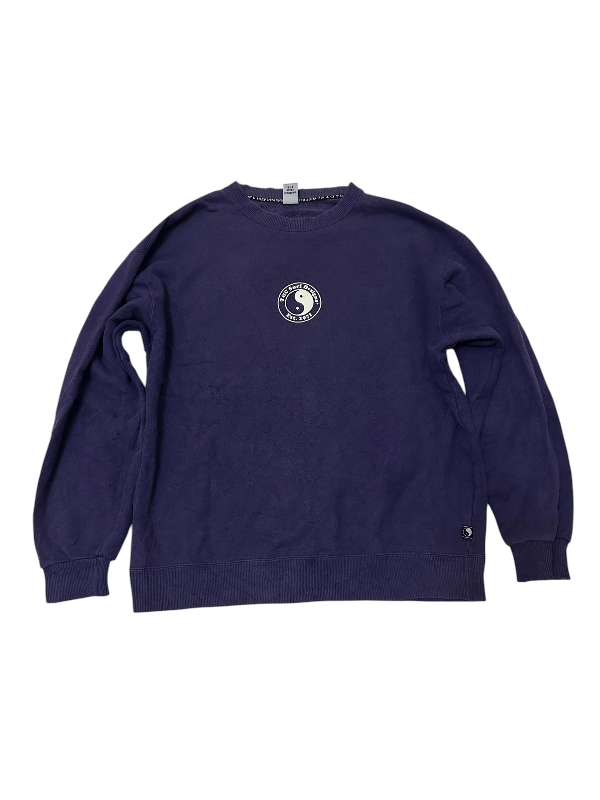 Vintage Vintage T&C Surf Design Yin Yang Sweatshirts Size US L / EU 52-54 / 3 - 3 Thumbnail