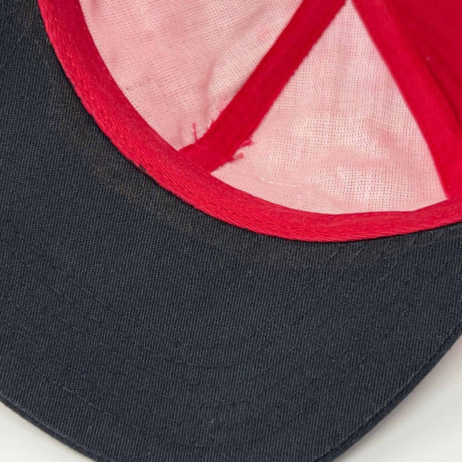 Vintage Vintage 90s Burlington Route Hat Baseball Cap Railroad Red Size ONE SIZE - 6 Thumbnail