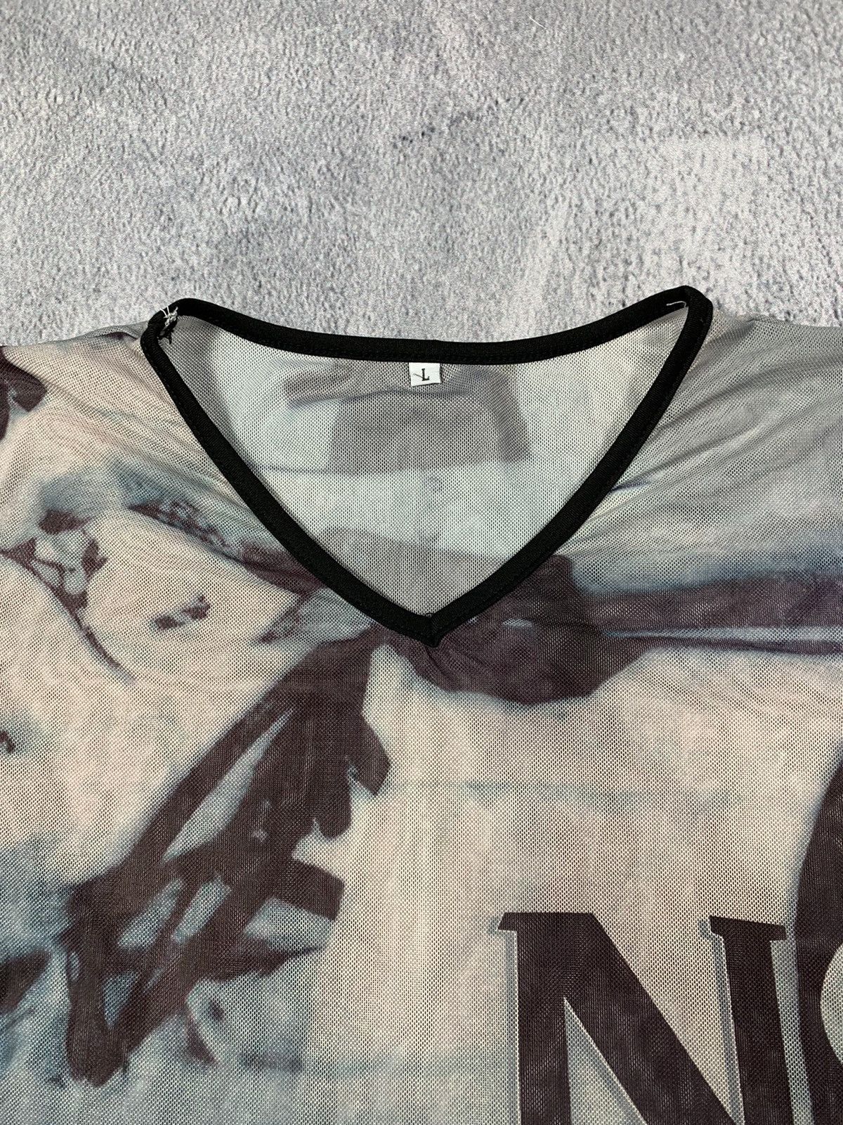 Vintage Vintage Y2K style all over mesh tee Japanese size L Size L / US 10 / IT 46 - 4 Thumbnail
