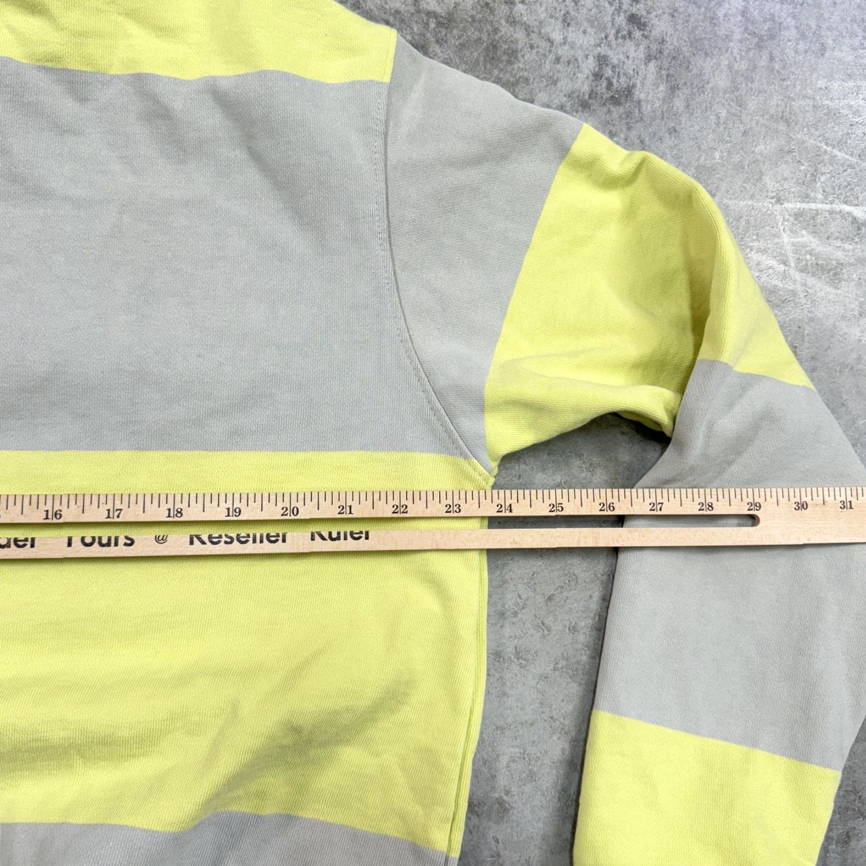 Zara Zara Rugby Shirt Mens XL Yellow Striped Long Sleeve Polo Streetwear Size US L / EU 52-54 / 3 - 6 Thumbnail